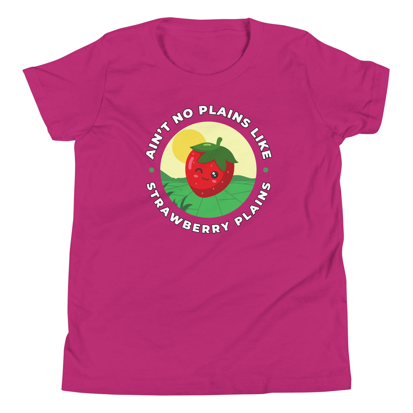 Ain't No Plains Like Strawberry Plains Youth Short Sleeve T-Shirt
