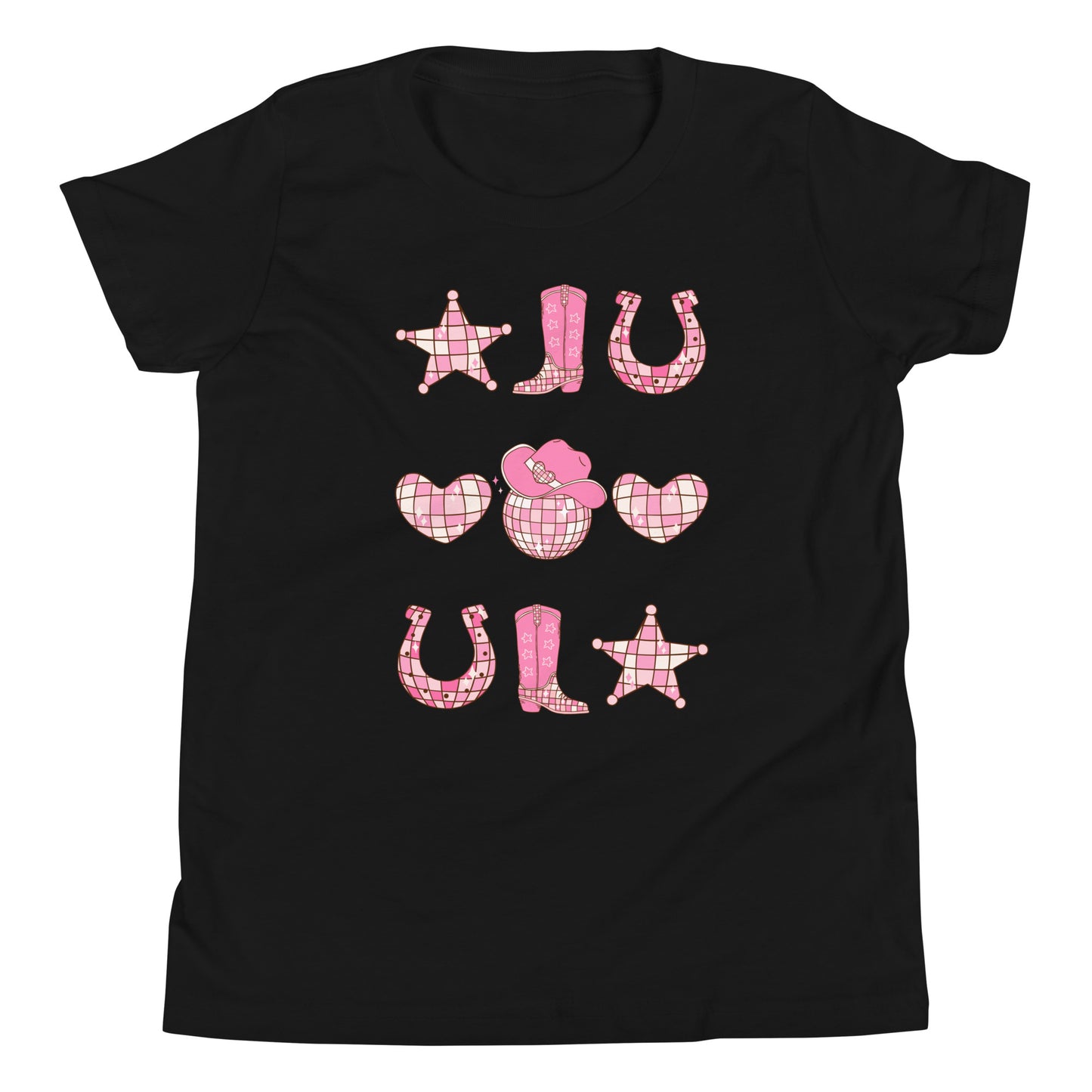 Disco Cowgirl Youth Short Sleeve T-Shirt