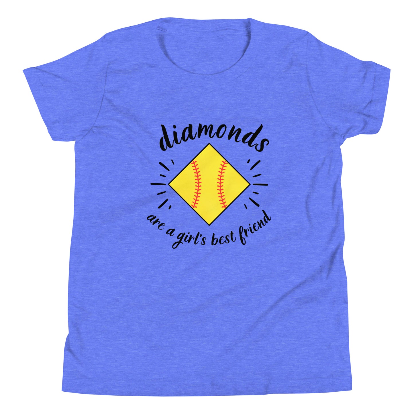 Diamonds are a Girl's Best Friend Youth Short Sleeve T-Shirt