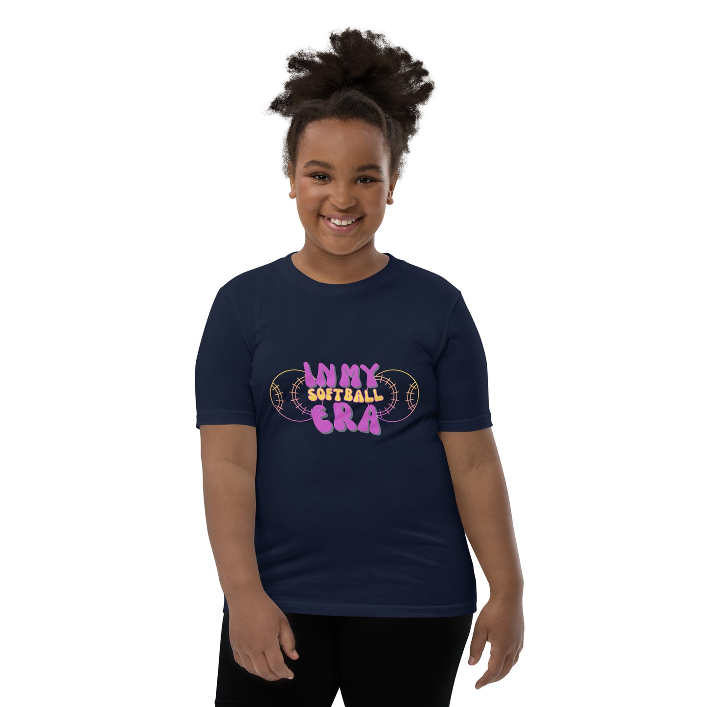 Softball ERA Purple Youth Short Sleeve T-Shirt