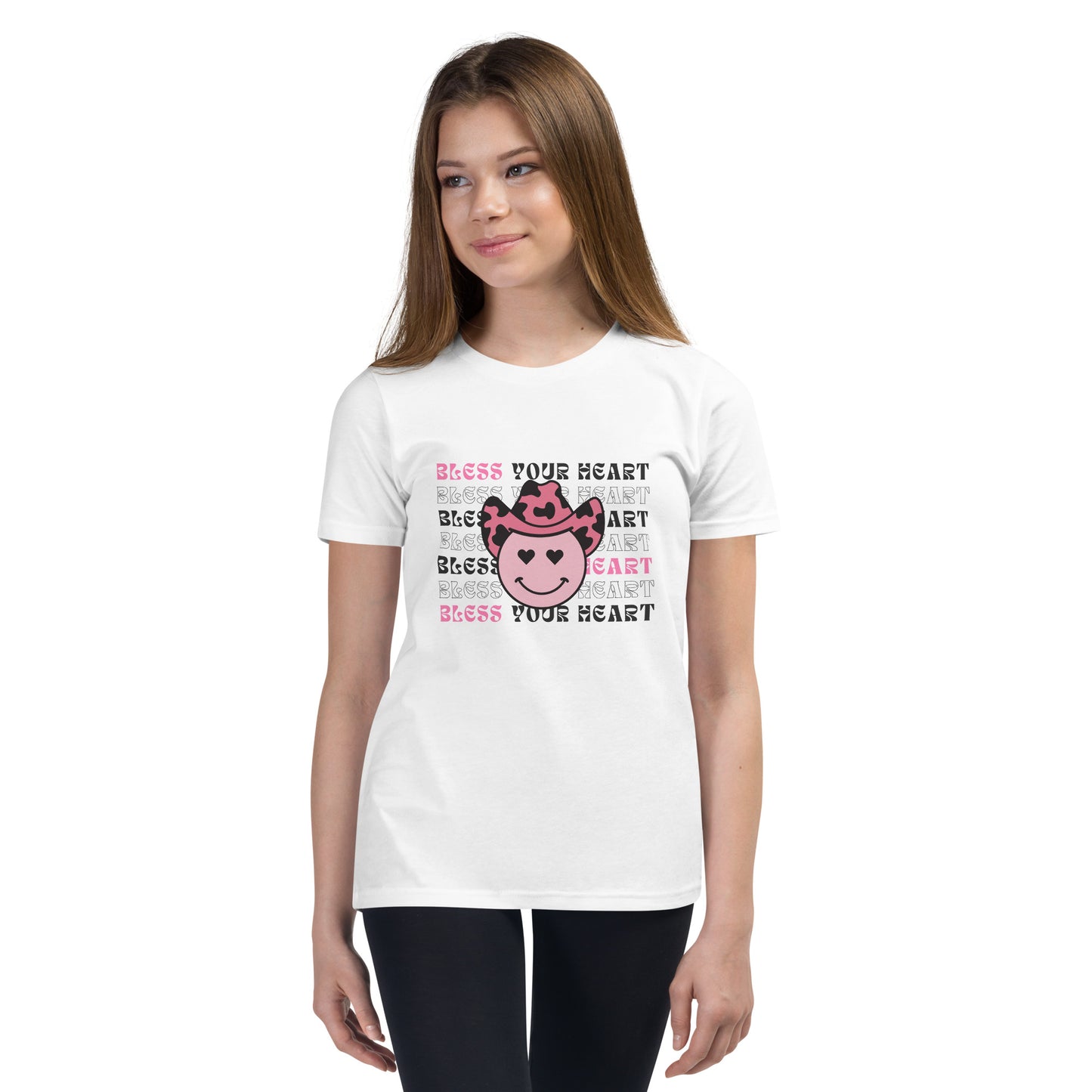 Bless your Heart - Smiley Youth Short Sleeve T-Shirt