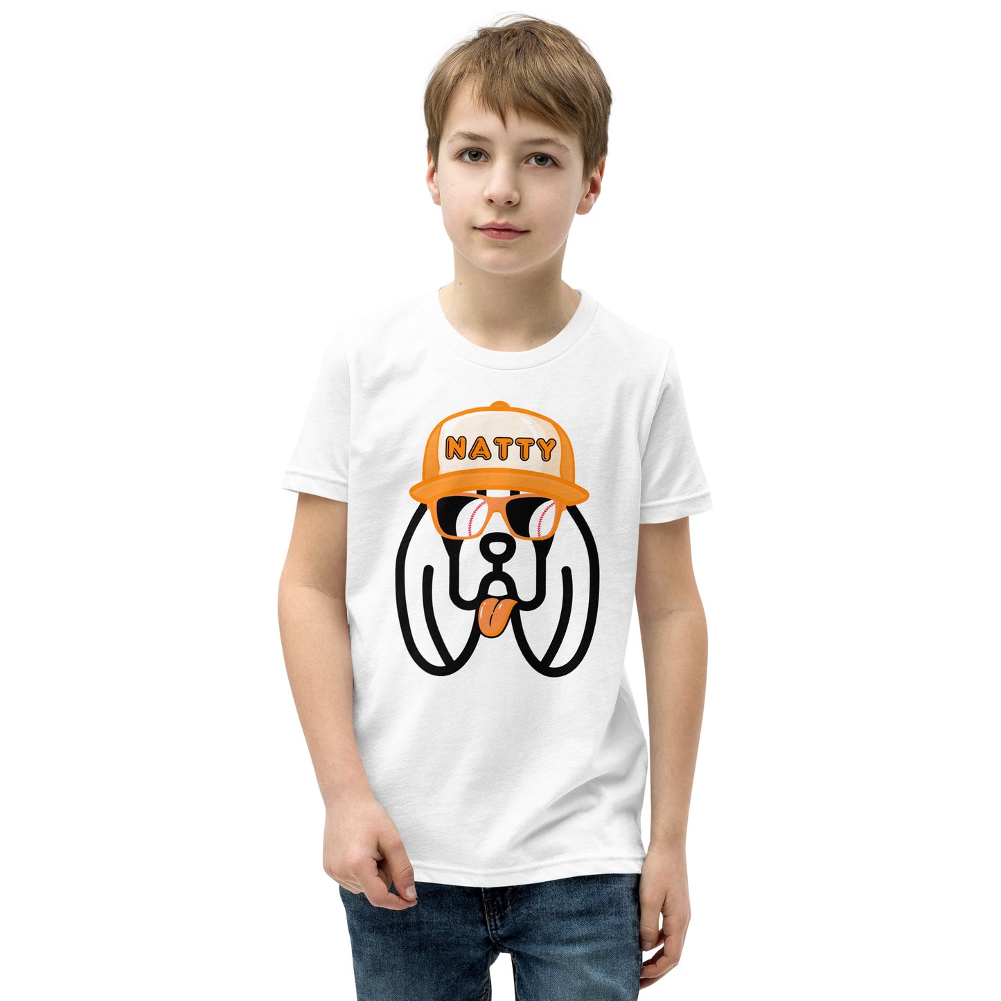 Natty Hound Dog Youth Short Sleeve T-Shirt