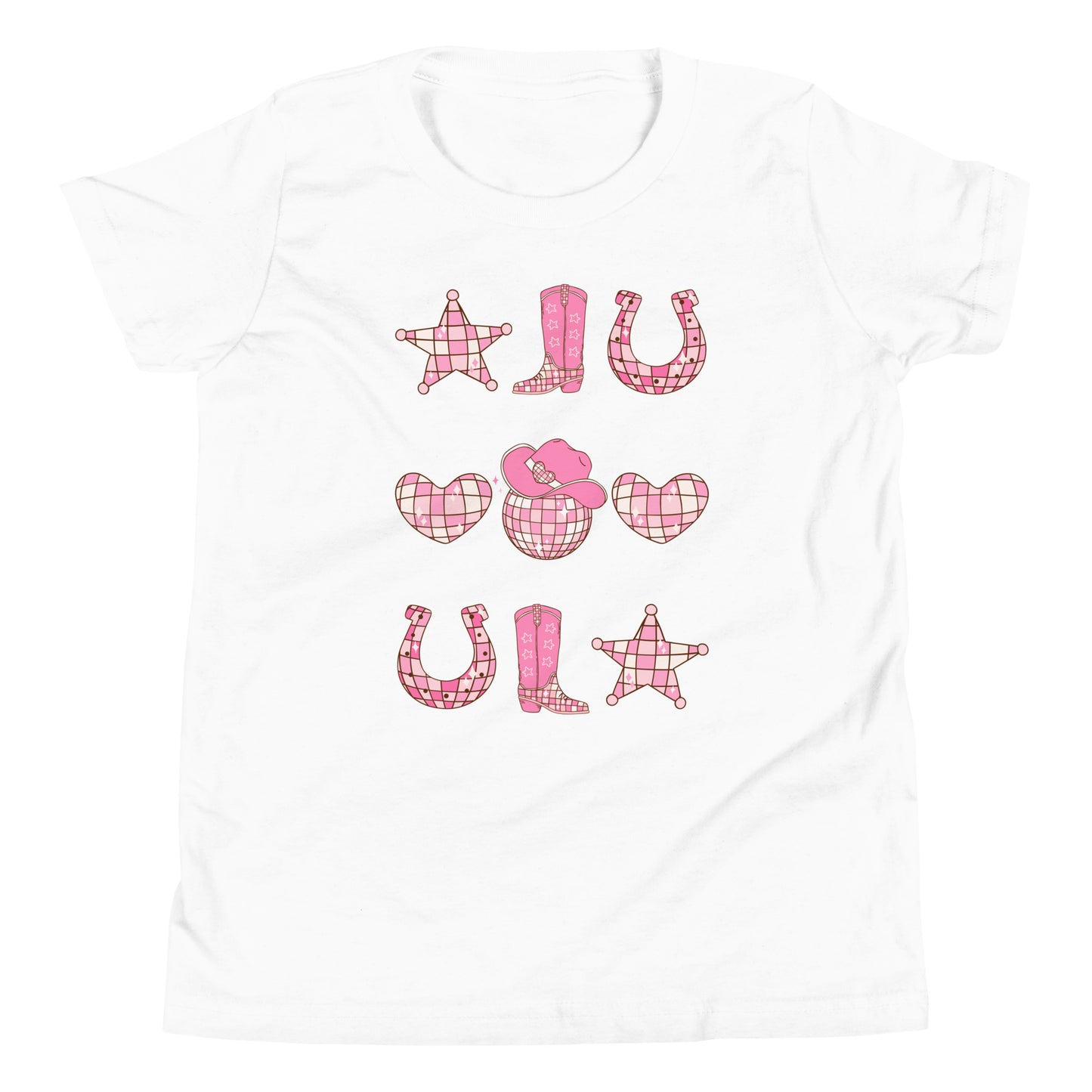 Disco Cowgirl Youth Short Sleeve T-Shirt