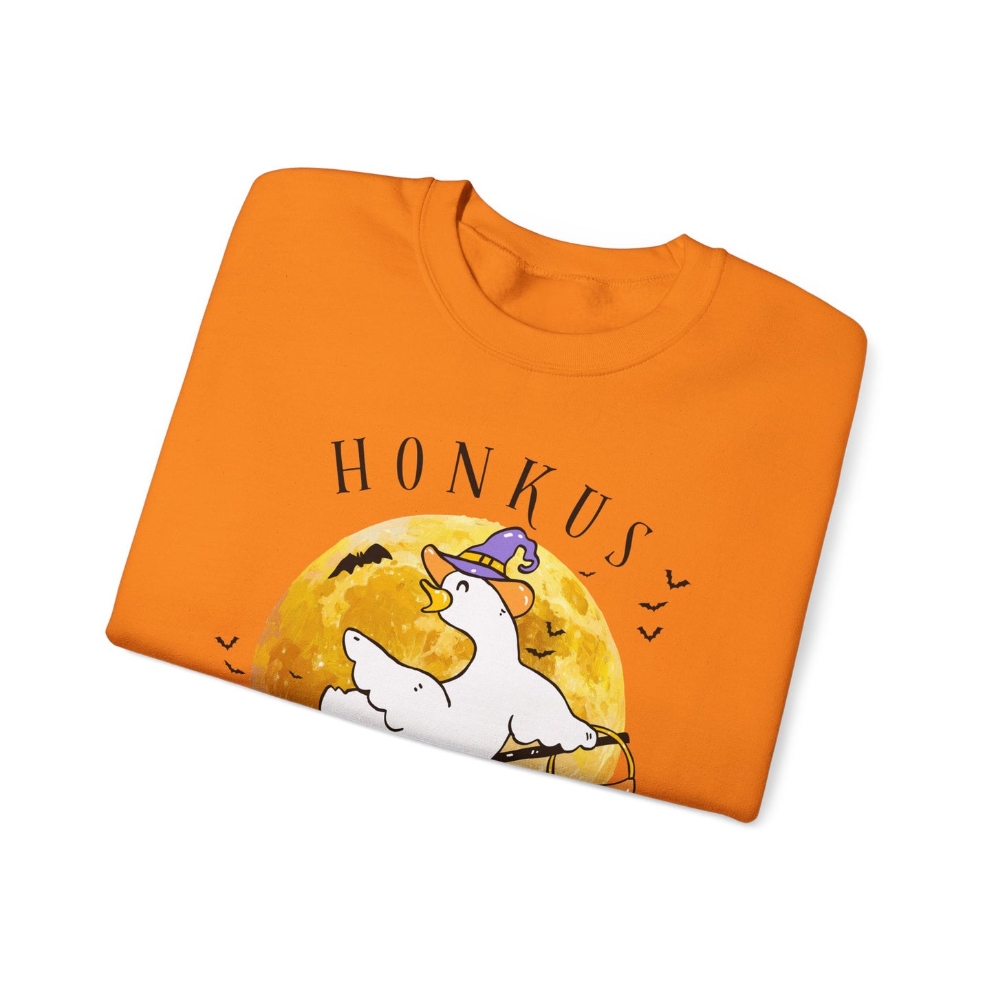 Honkus Ponkus Goose Sweatshirt — Cute Halloween Graphic Crewneck