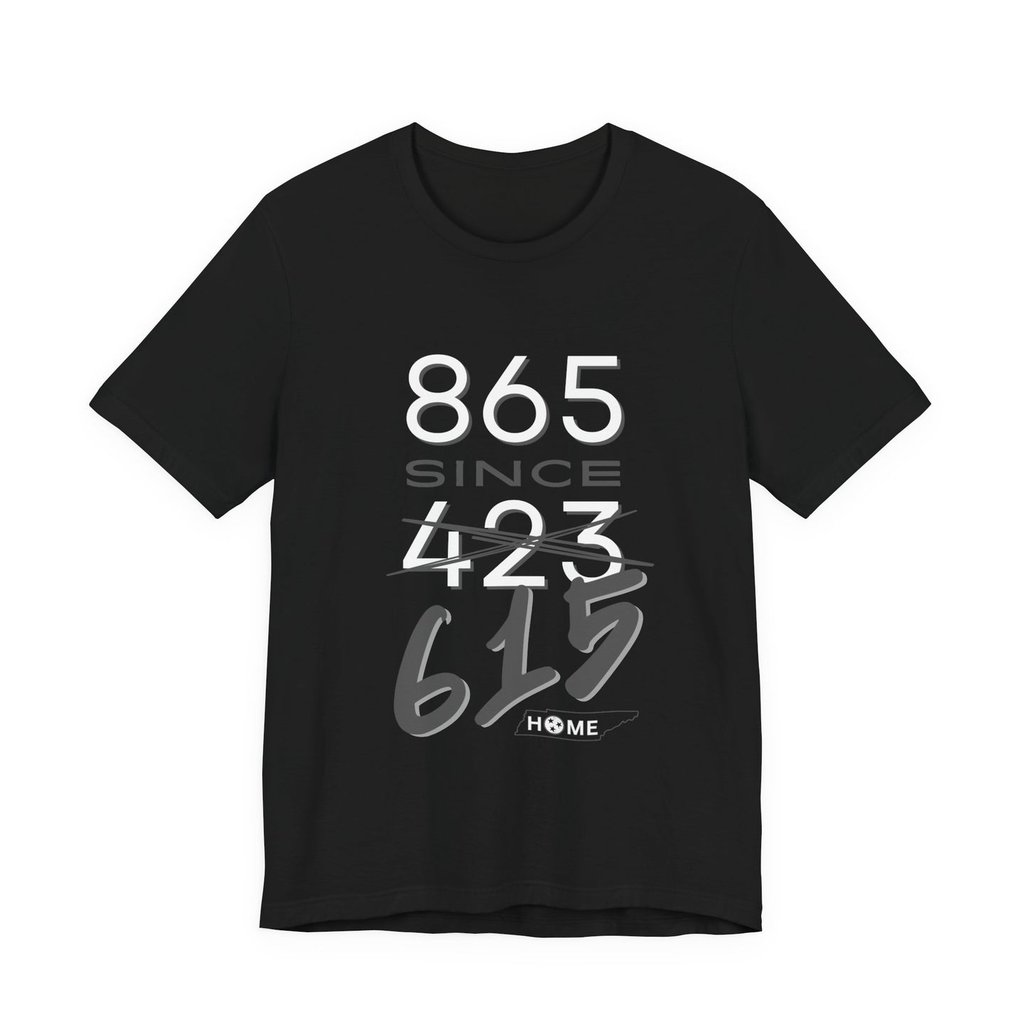 Knoxville Local Tee — "865 since 615" Short Sleeve T-Shirt