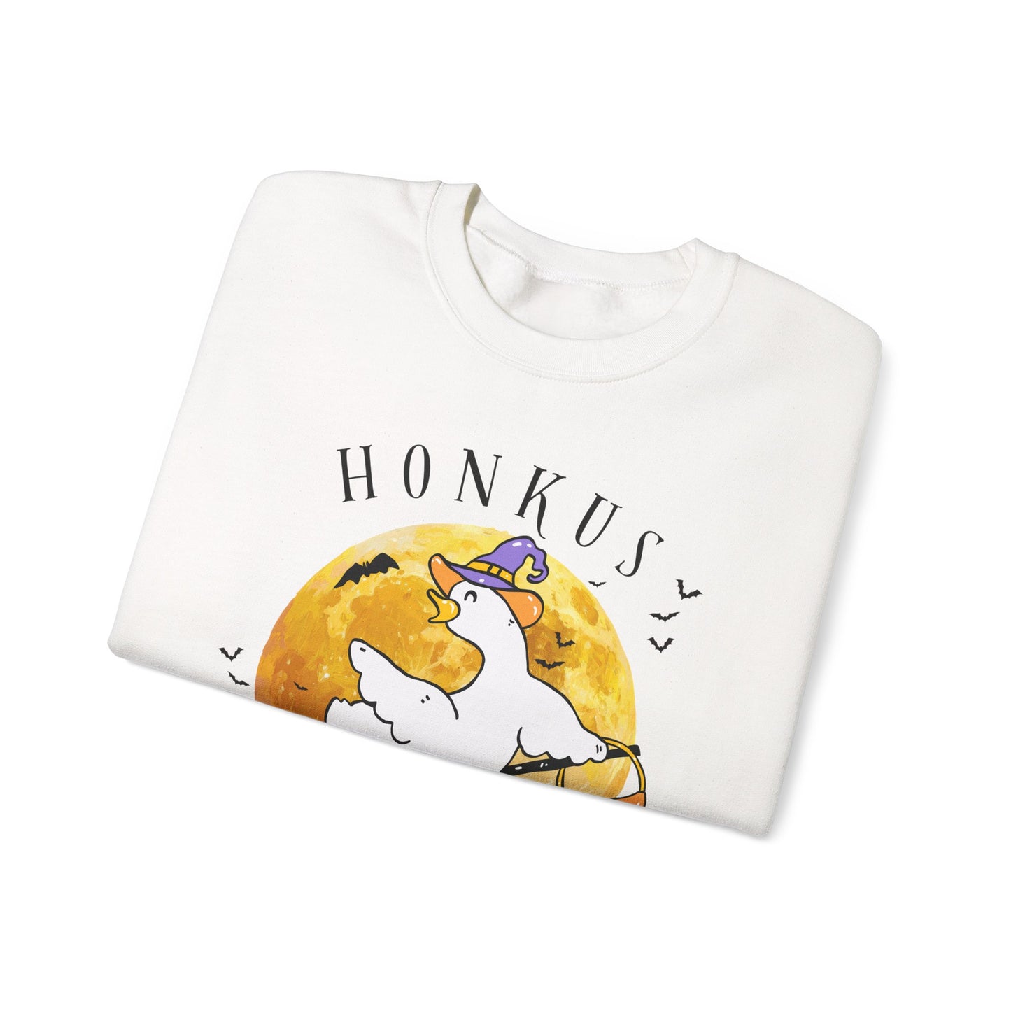 Honkus Ponkus Goose Sweatshirt — Cute Halloween Graphic Crewneck