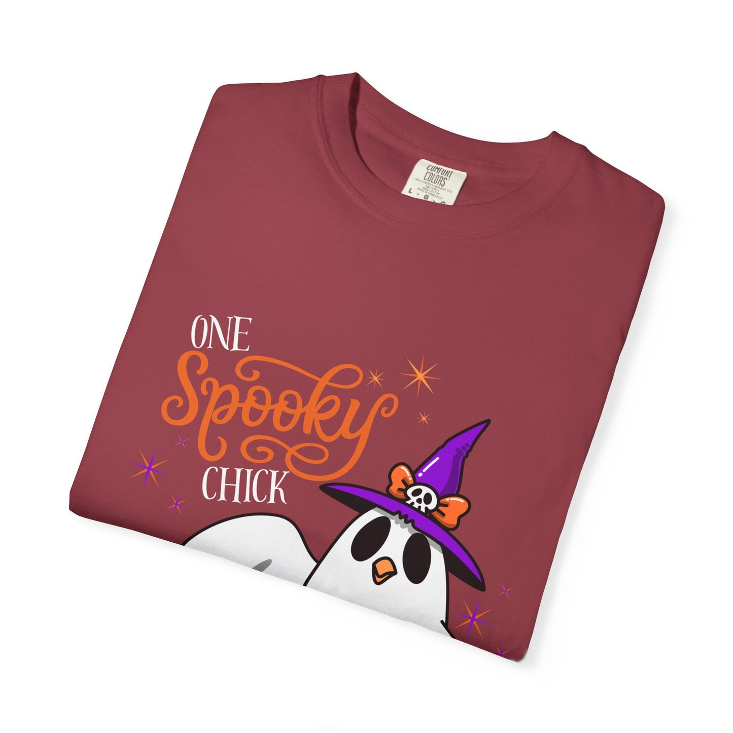Ghost Chicken T-Shirt — "One Spooky Chick" Halloween Tee