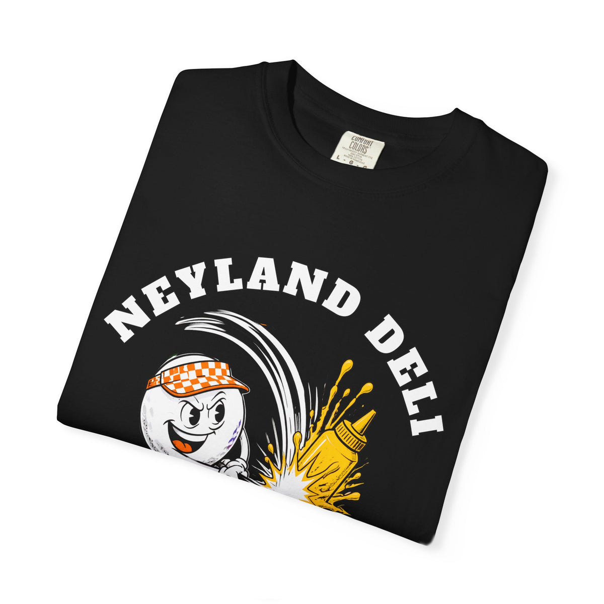 Neyland Deli & Driving Range T-Shirt — Retro Golf Sandwich Shop Tee