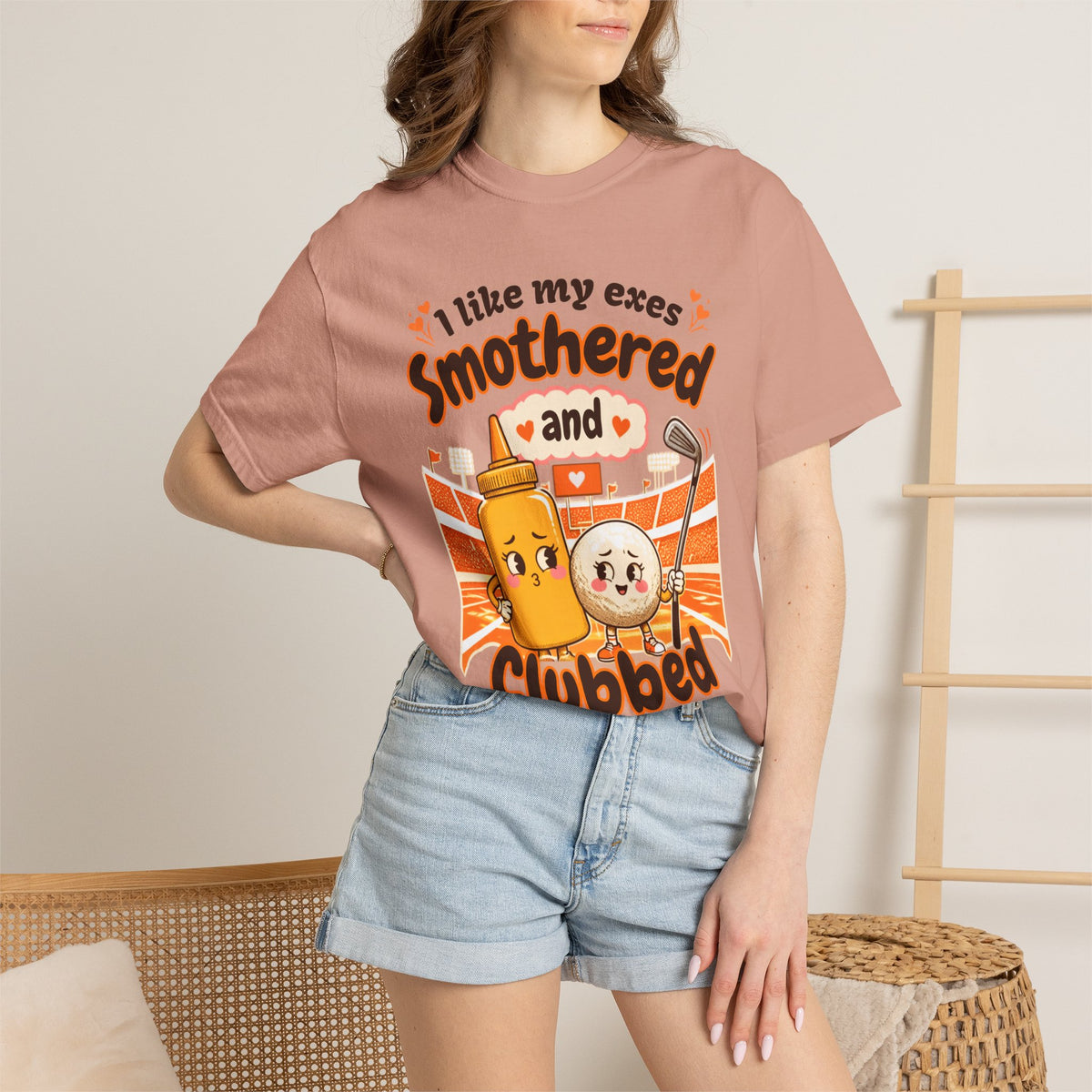 I Like My Exes Smothered and Clubbed T-Shirt