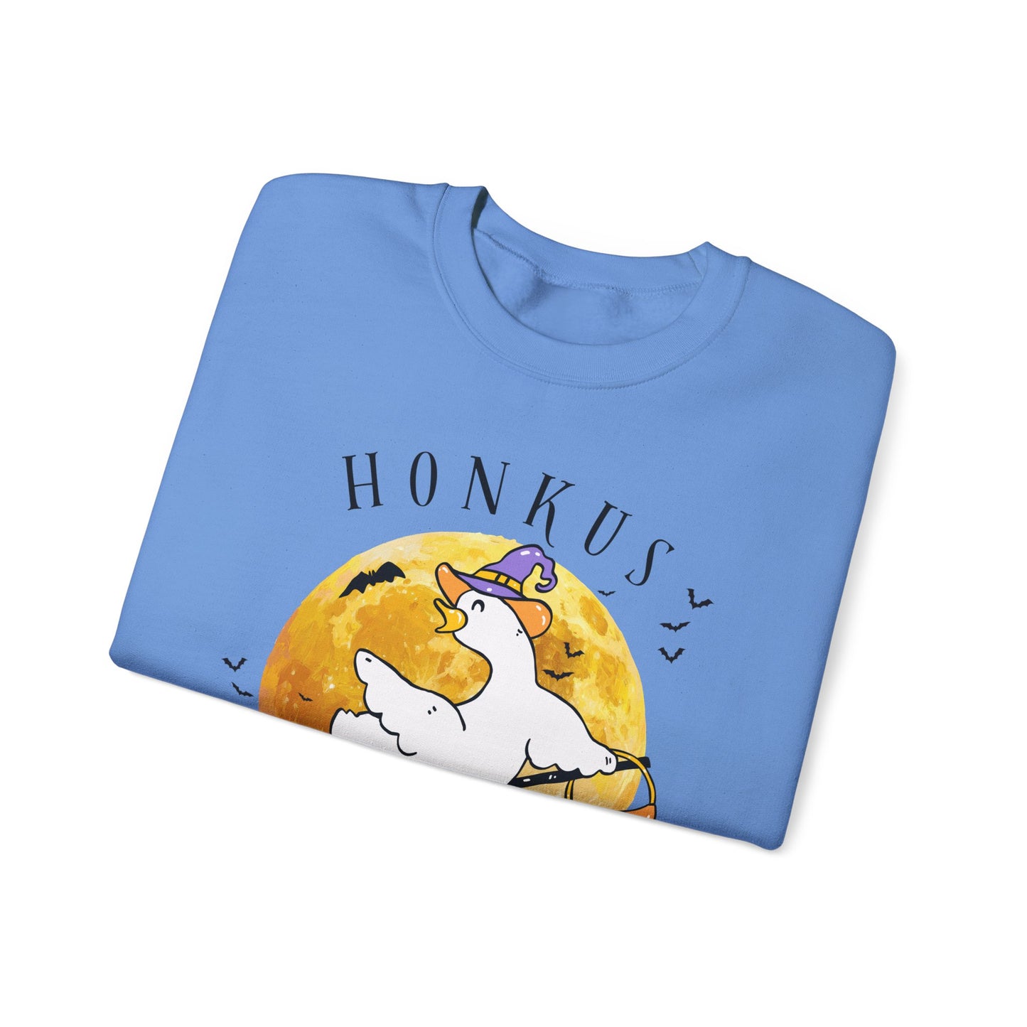Honkus Ponkus Goose Sweatshirt — Cute Halloween Graphic Crewneck