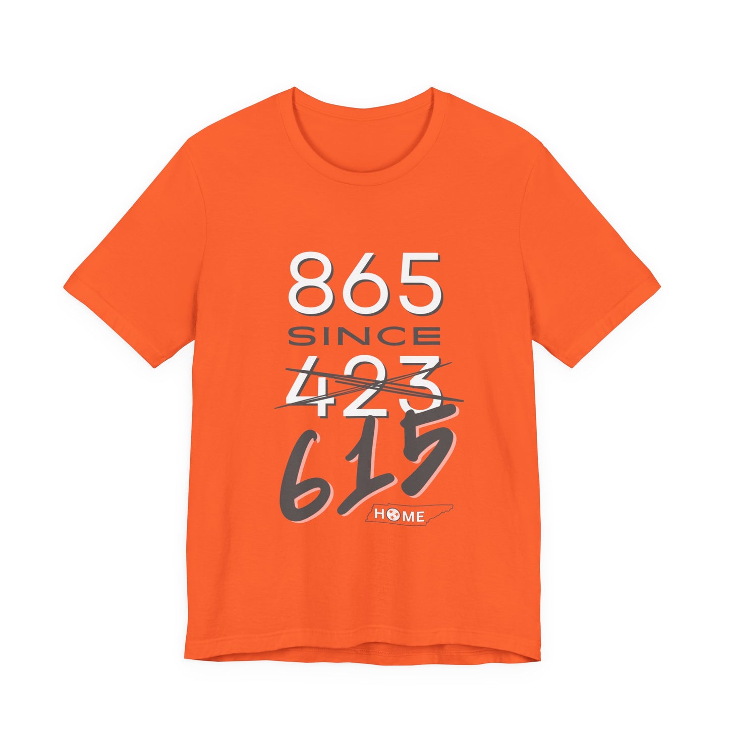 Knoxville Local Tee — "865 since 615" Short Sleeve T-Shirt