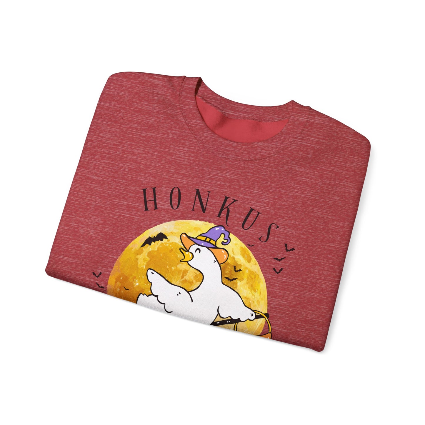 Honkus Ponkus Goose Sweatshirt — Cute Halloween Graphic Crewneck