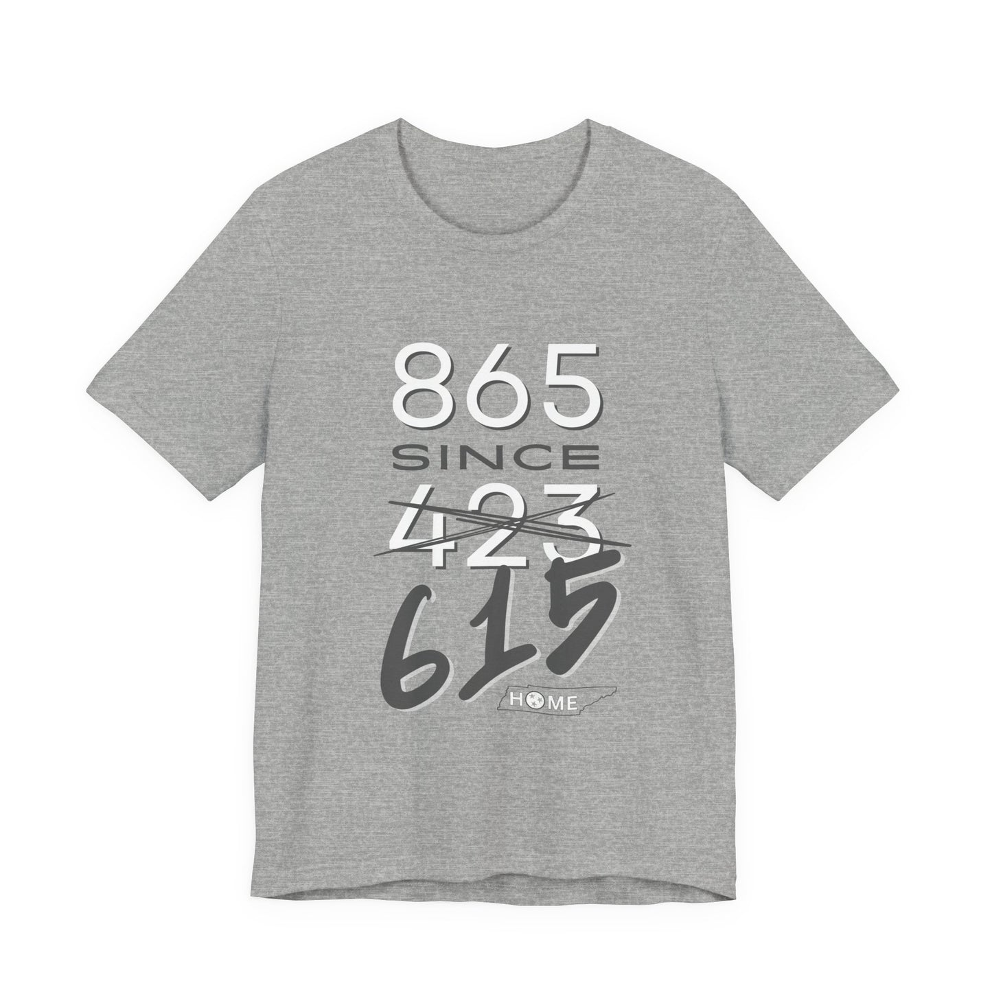 Knoxville Local Tee — "865 since 615" Short Sleeve T-Shirt