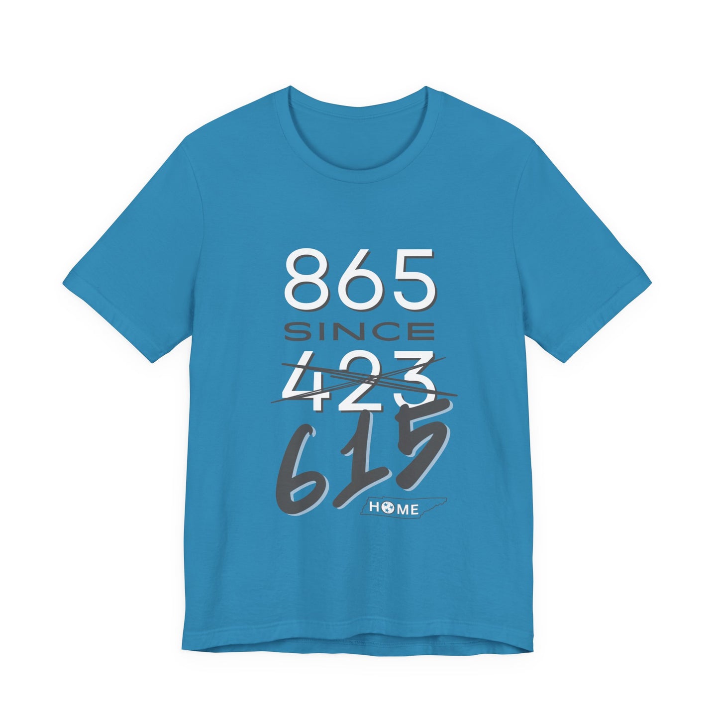 Knoxville Local Tee — "865 since 615" Short Sleeve T-Shirt