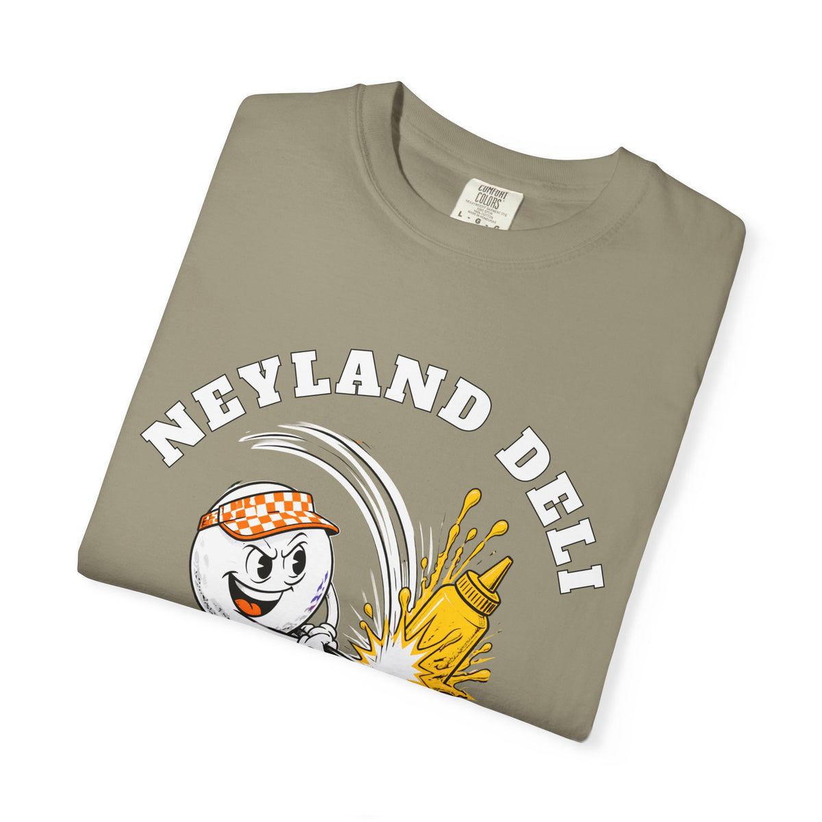 Neyland Deli & Driving Range T-Shirt — Retro Golf Sandwich Shop Tee