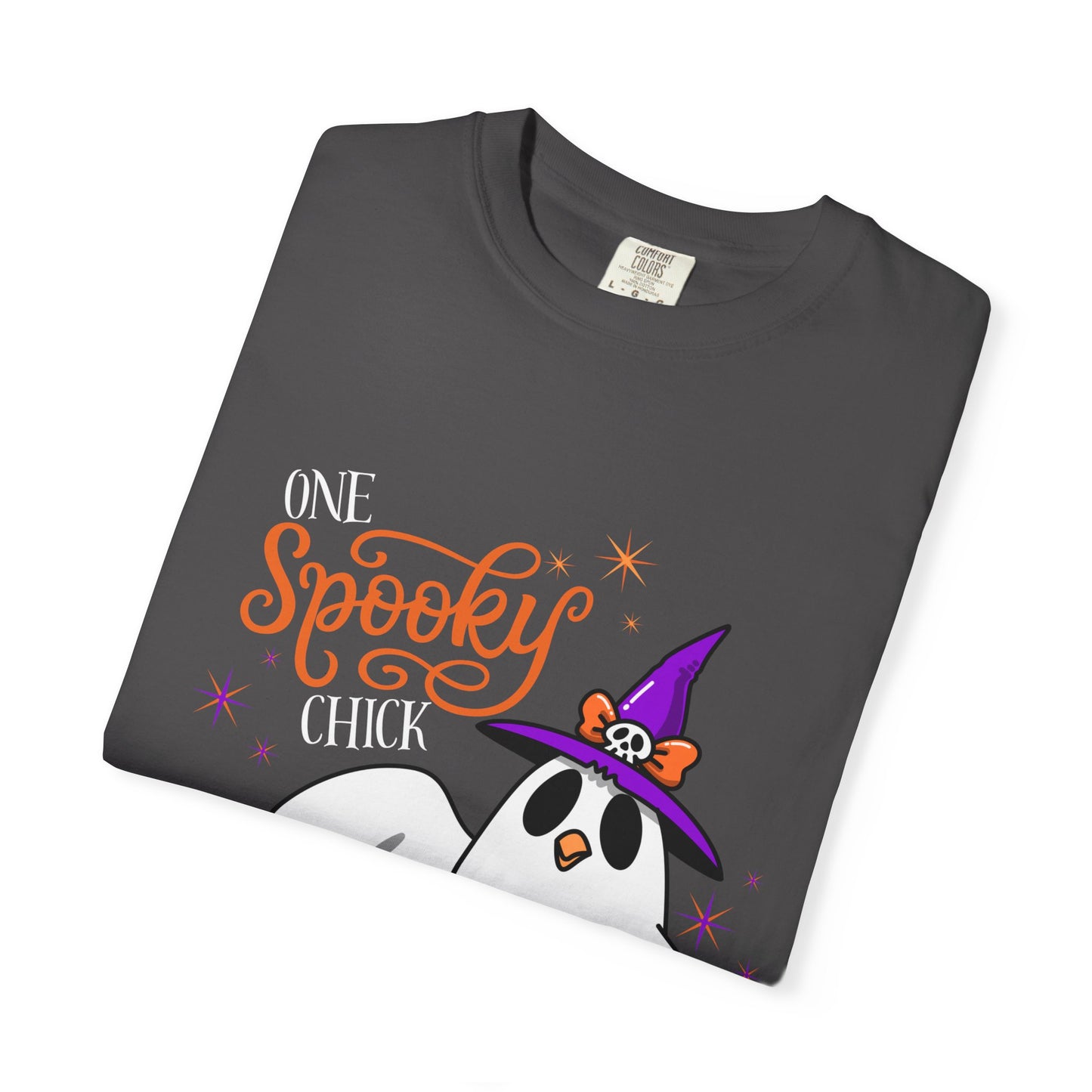Ghost Chicken T-Shirt — "One Spooky Chick" Halloween Tee