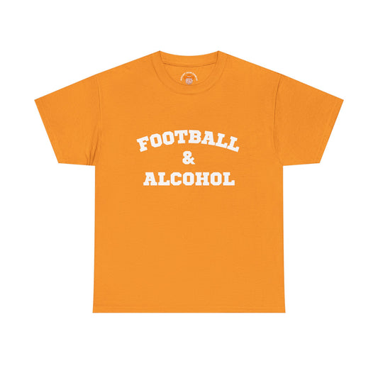 Football & Alcohol Tee