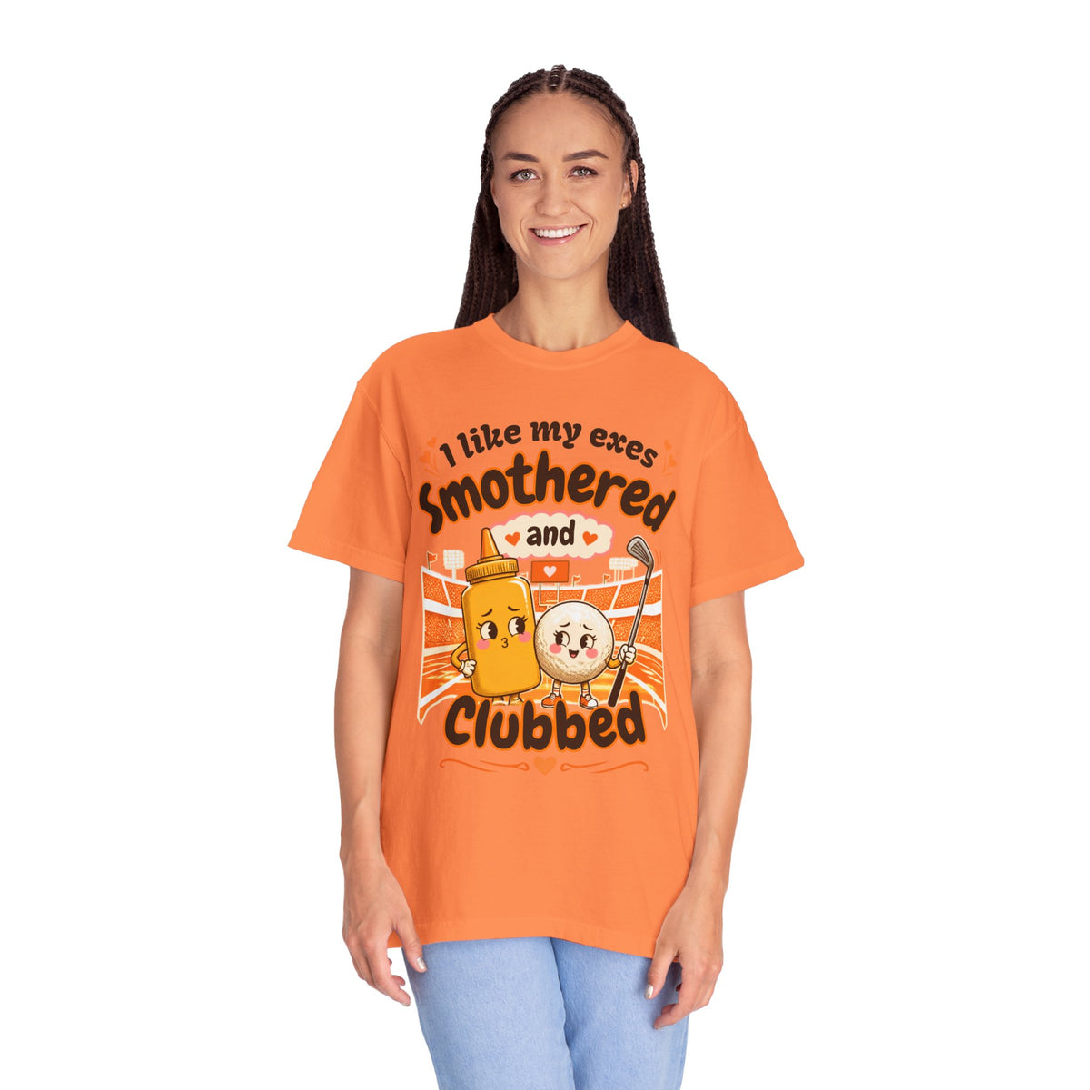 I Like My Exes Smothered and Clubbed T-Shirt