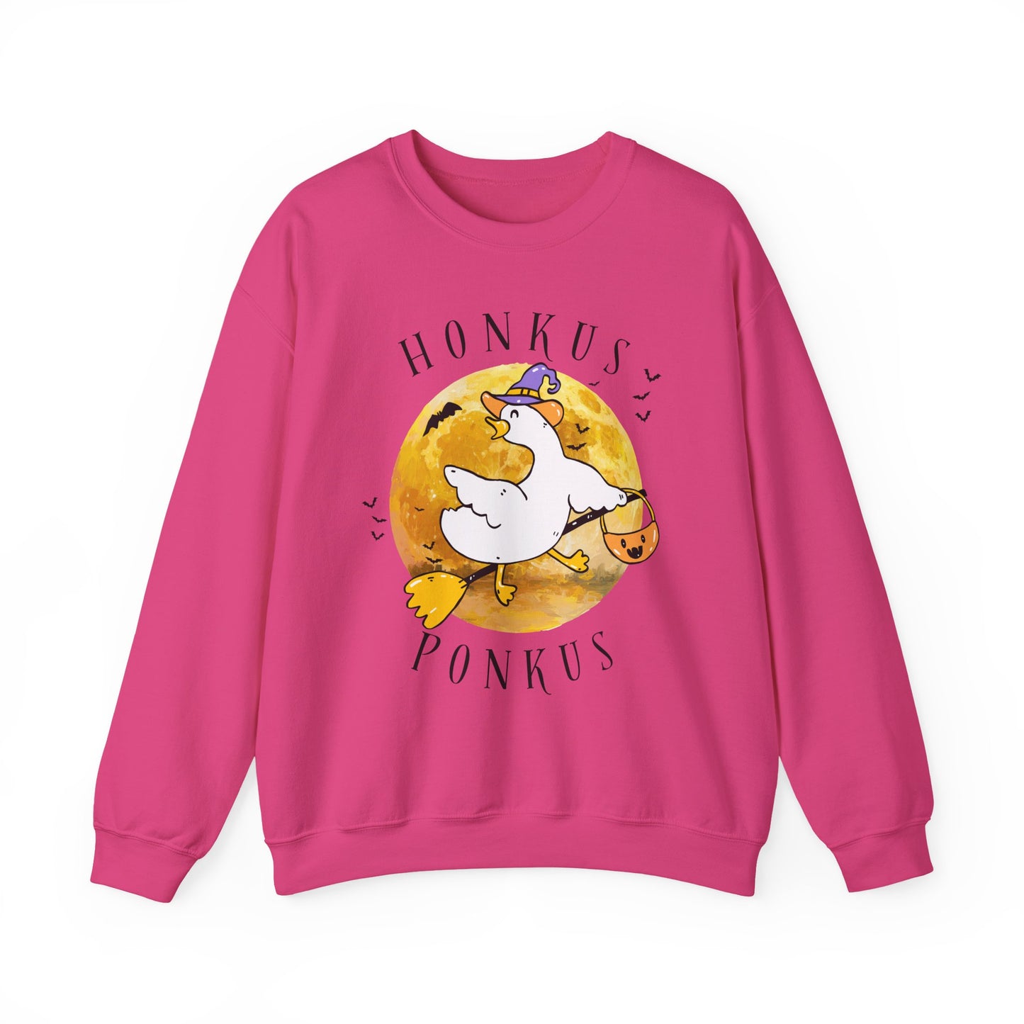 Honkus Ponkus Goose Sweatshirt — Cute Halloween Graphic Crewneck