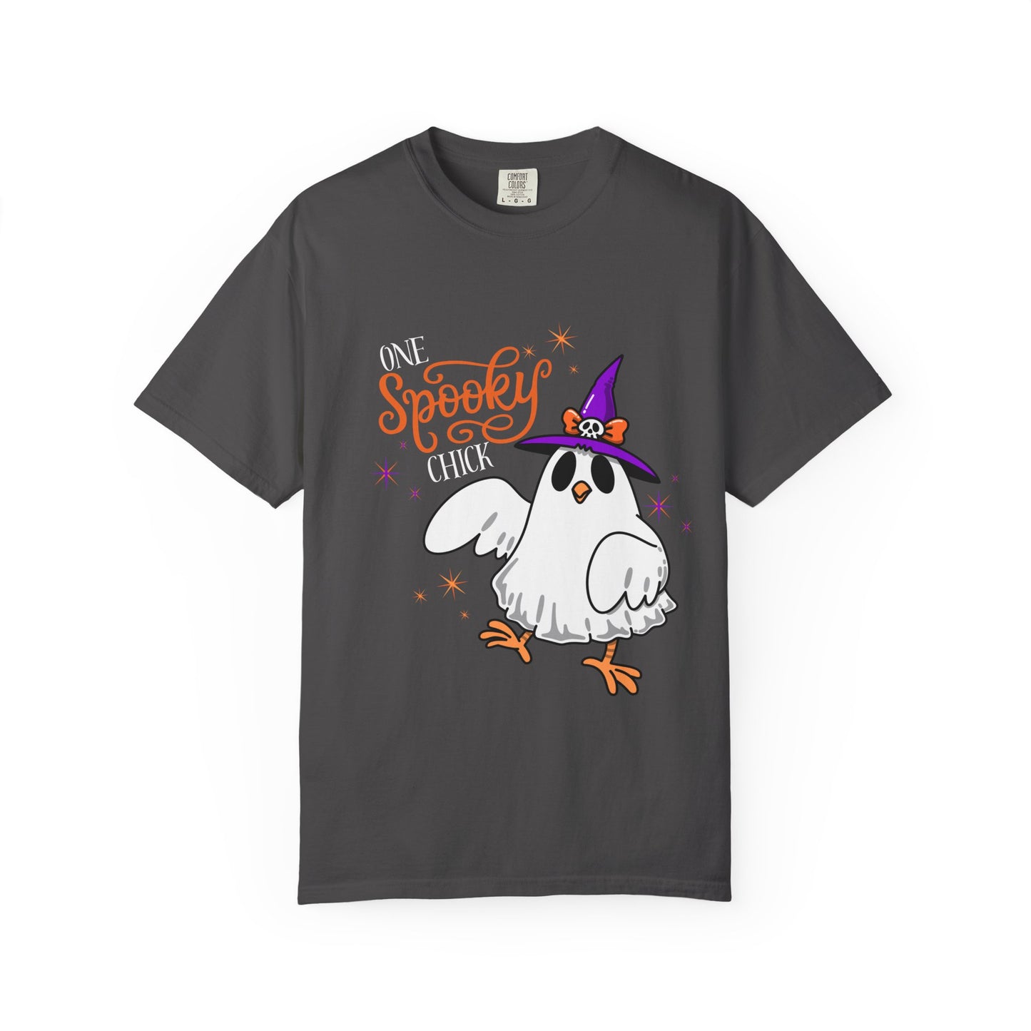 Ghost Chicken T-Shirt — "One Spooky Chick" Halloween Tee