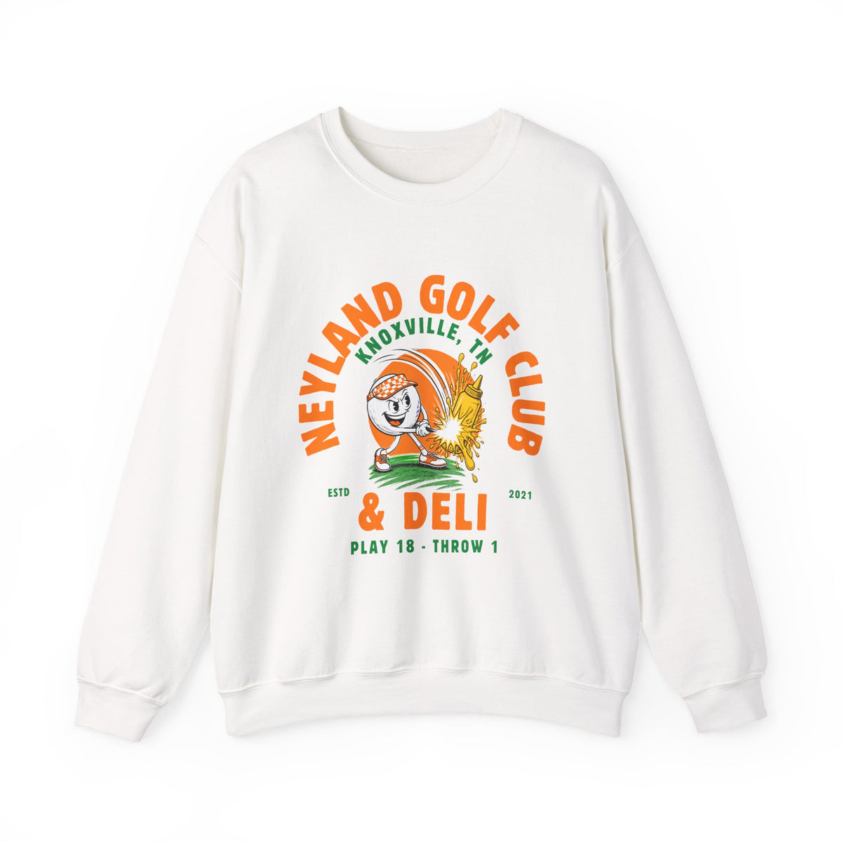 Neyland Golf Club & Deli Crewneck Sweatshirt — Tennessee Football fan shirt