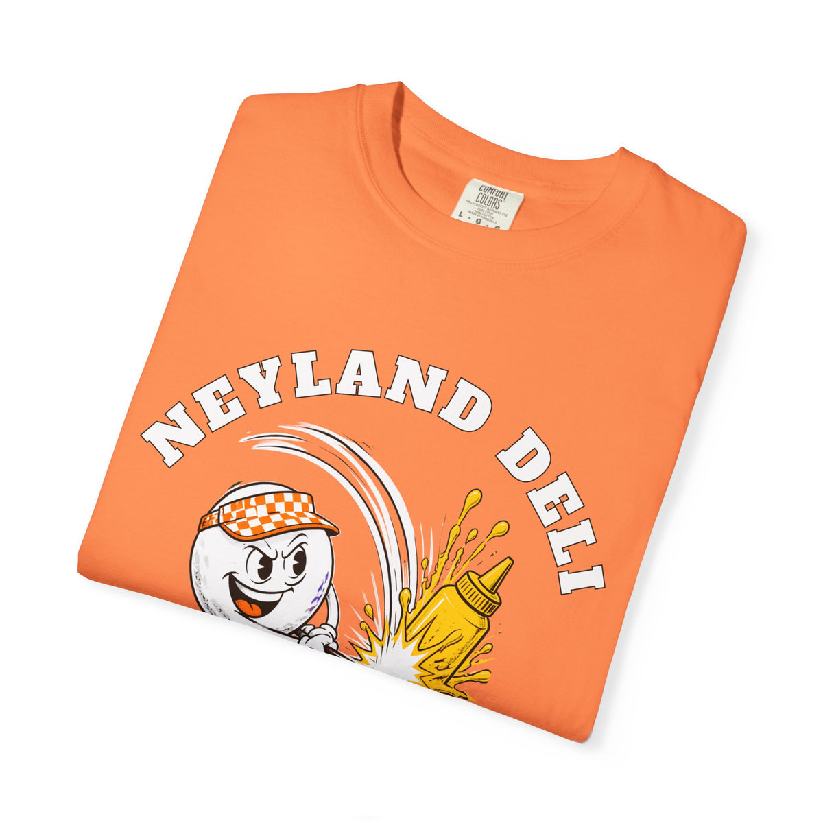 Neyland Deli & Driving Range T-Shirt — Retro Golf Sandwich Shop Tee