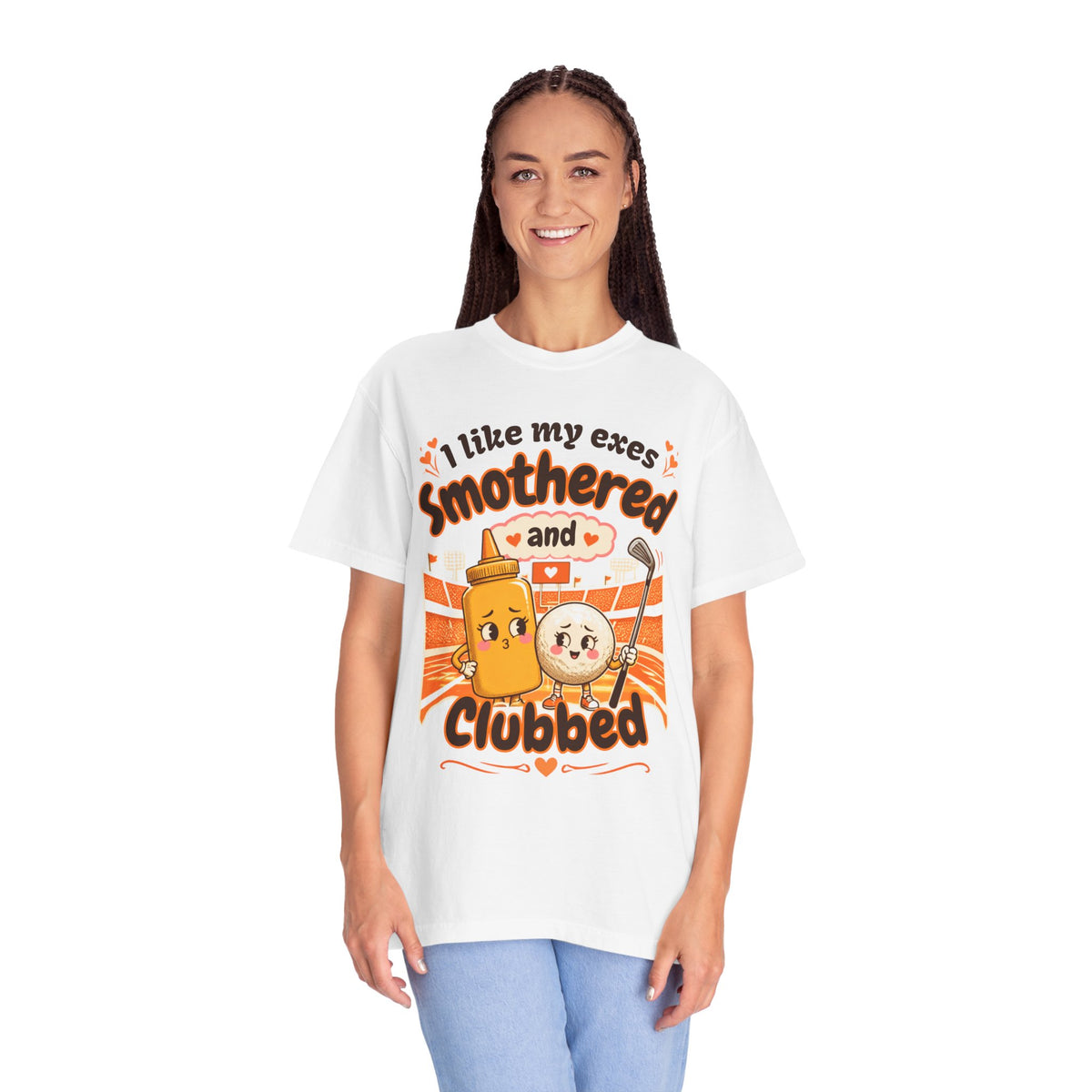 I Like My Exes Smothered and Clubbed T-Shirt