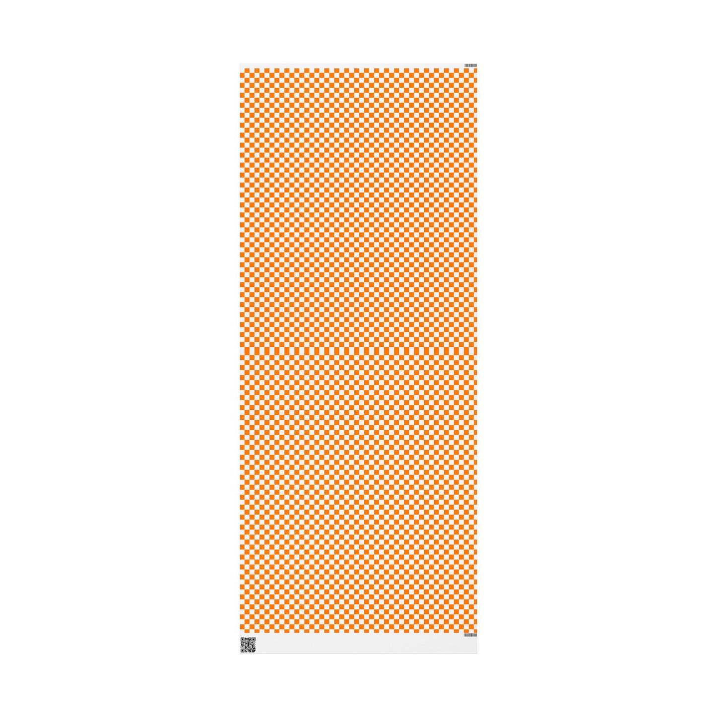 Wrapping Paper Roll — Tennessee Vols Orange & White Checkerboard Gift Wrap