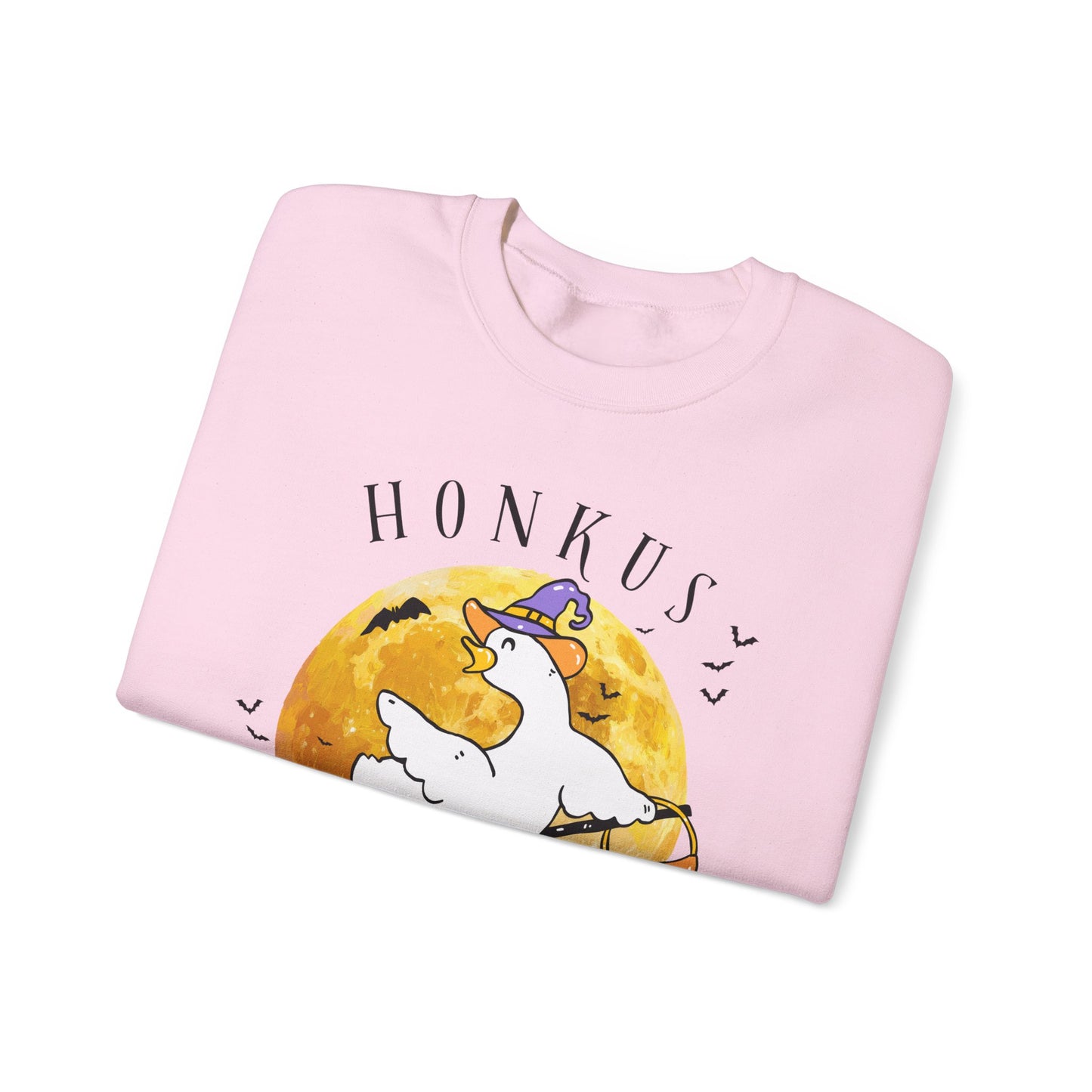 Honkus Ponkus Goose Sweatshirt — Cute Halloween Graphic Crewneck