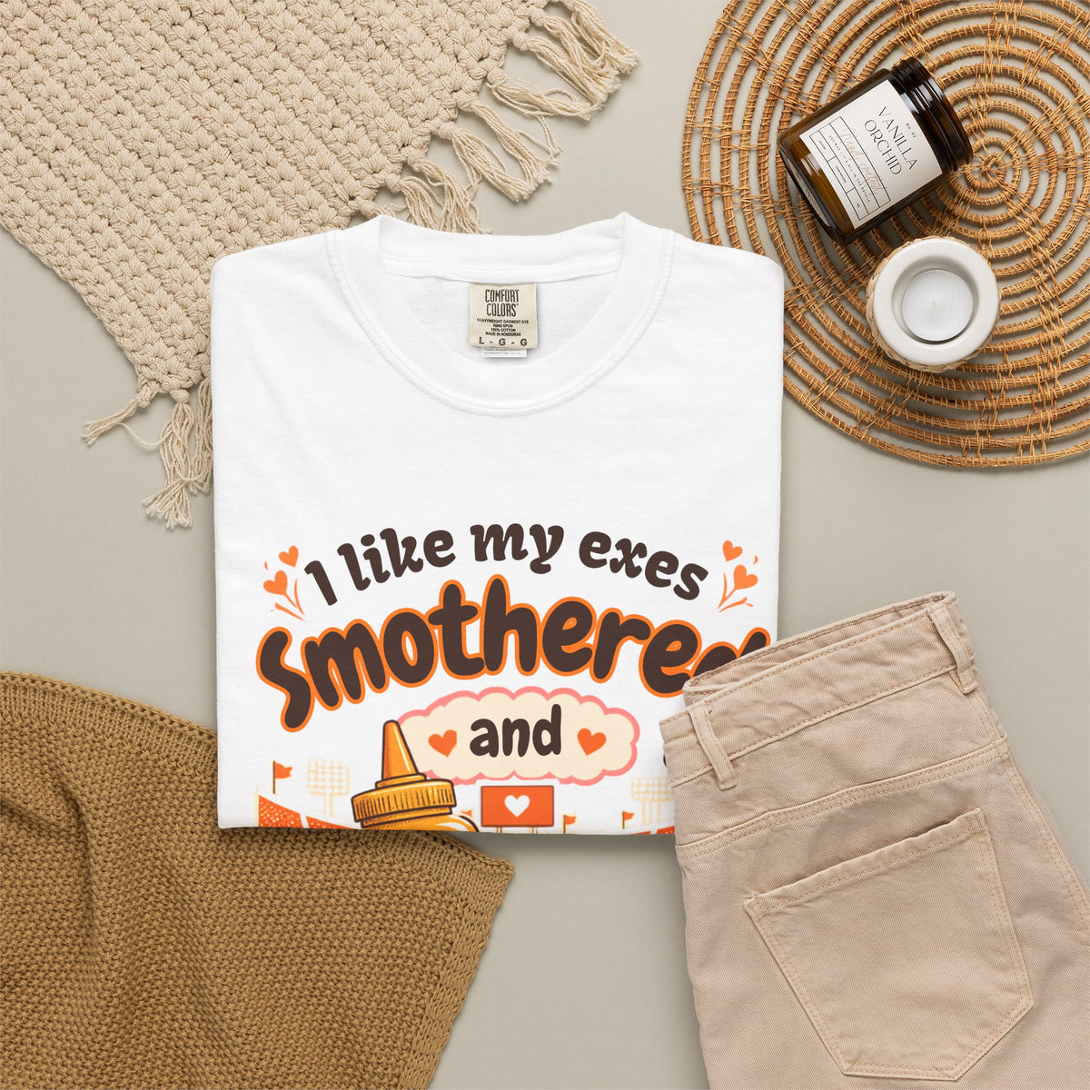 I Like My Exes Smothered and Clubbed T-Shirt