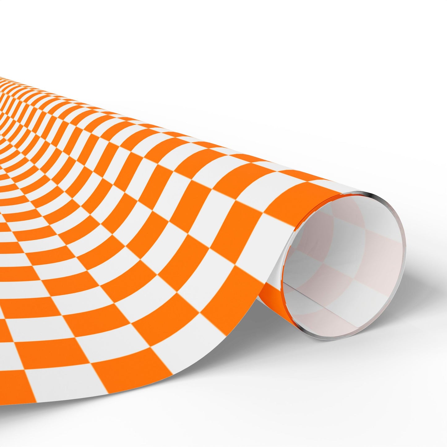 Wrapping Paper Roll — Tennessee Vols Orange & White Checkerboard Gift Wrap