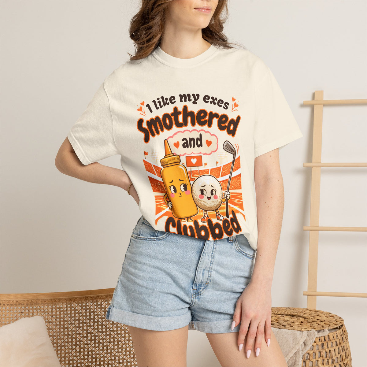 I Like My Exes Smothered and Clubbed T-Shirt