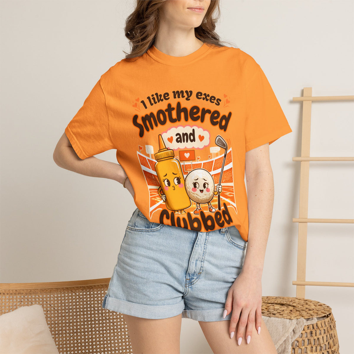 I Like My Exes Smothered and Clubbed T-Shirt