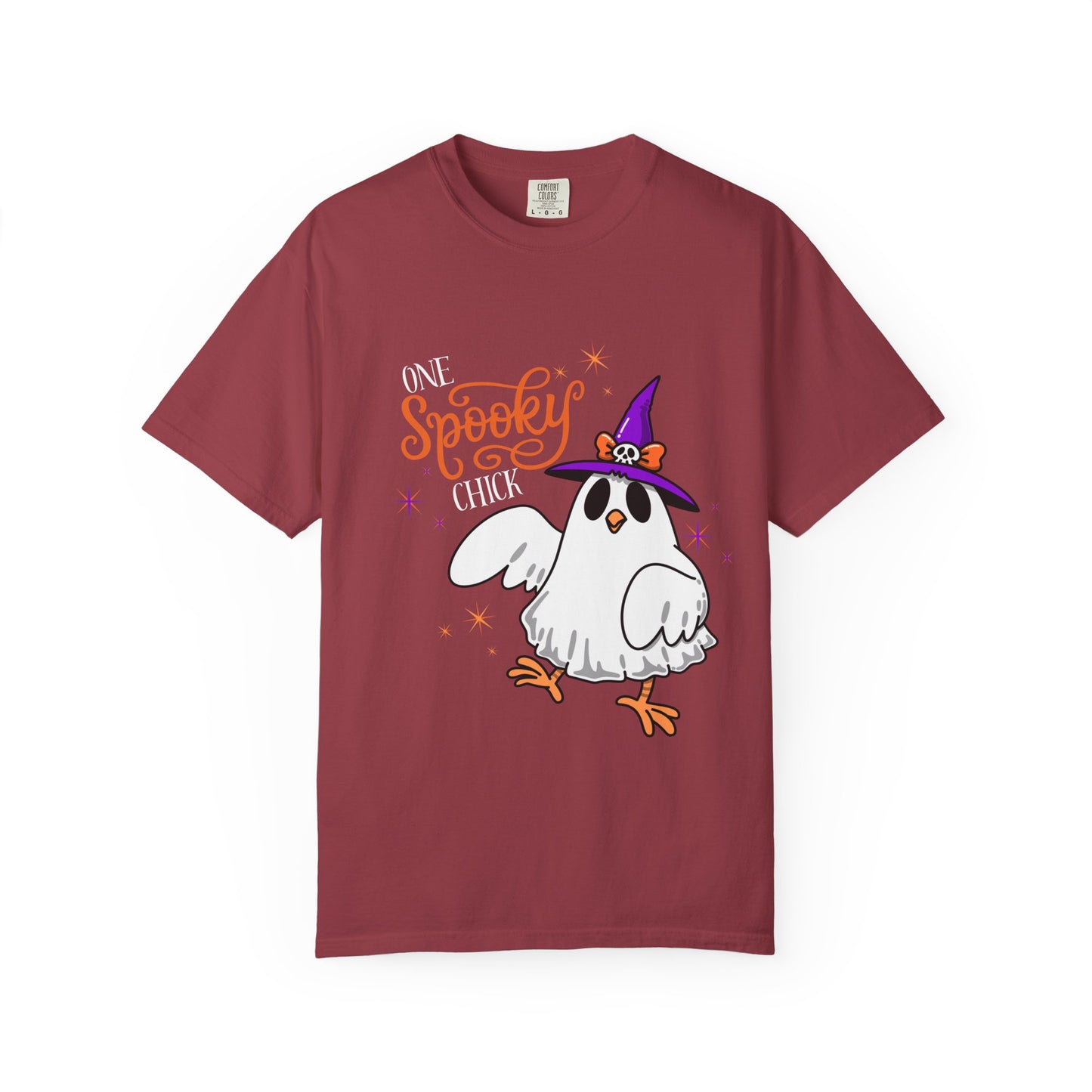 Ghost Chicken T-Shirt — "One Spooky Chick" Halloween Tee