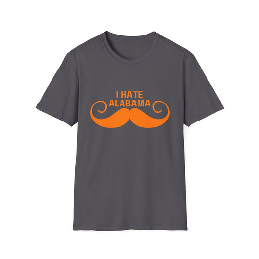 I Hate Alabama Mustache Unisex T-Shirt