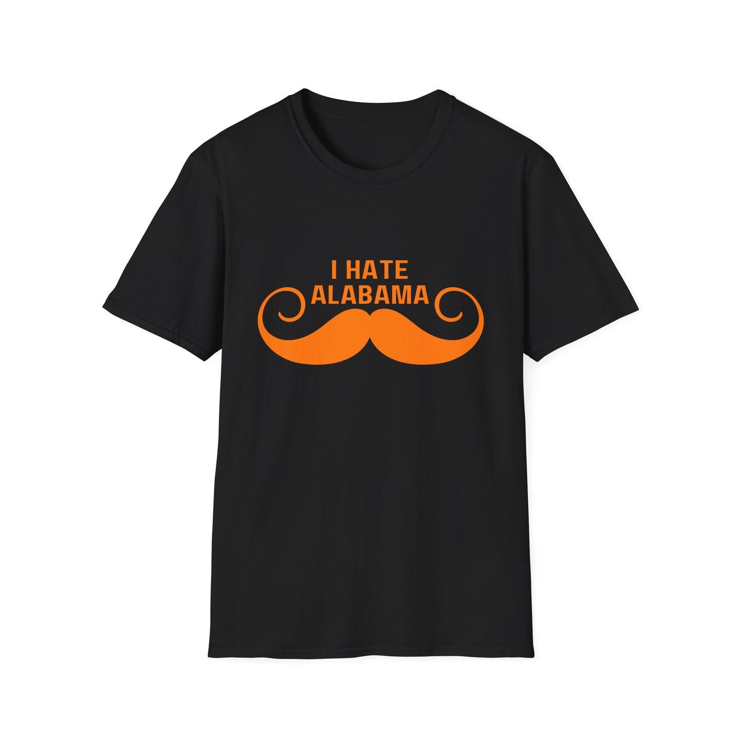 I Hate Alabama Mustache Unisex T-Shirt