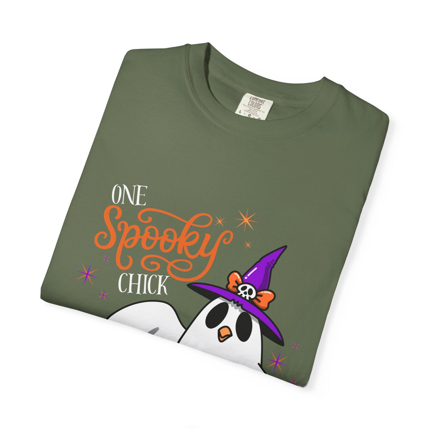 Ghost Chicken T-Shirt — "One Spooky Chick" Halloween Tee