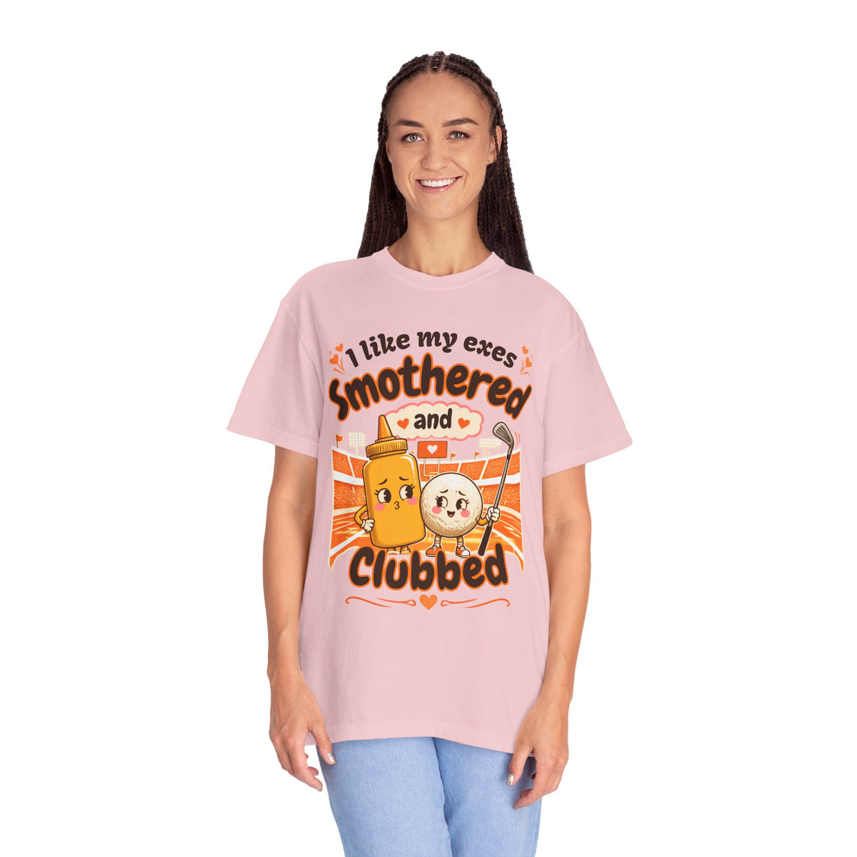I Like My Exes Smothered and Clubbed T-Shirt