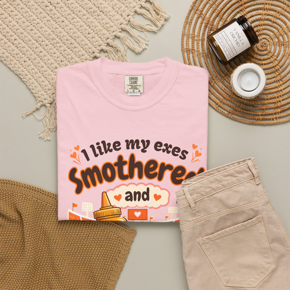 I Like My Exes Smothered and Clubbed T-Shirt