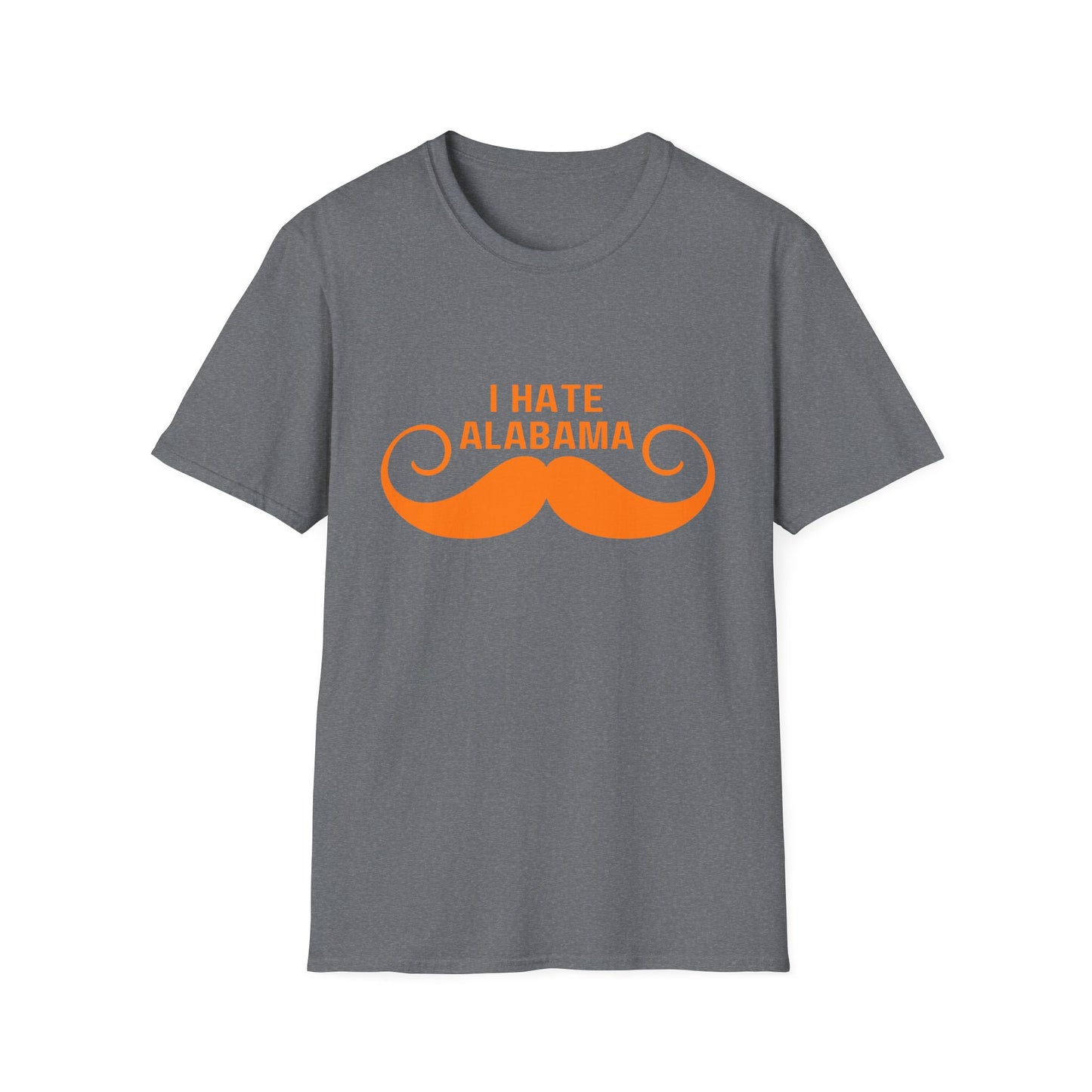 I Hate Alabama Mustache Unisex T-Shirt