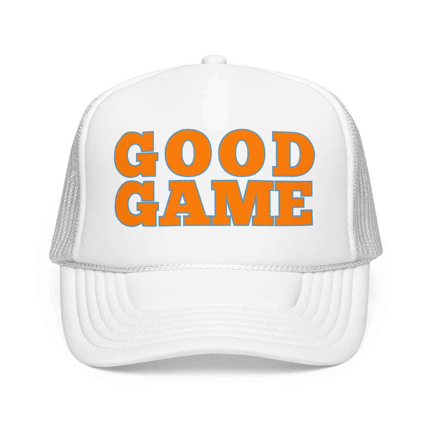 Good Game Trucker Hat — Retro Sports Foam Cap