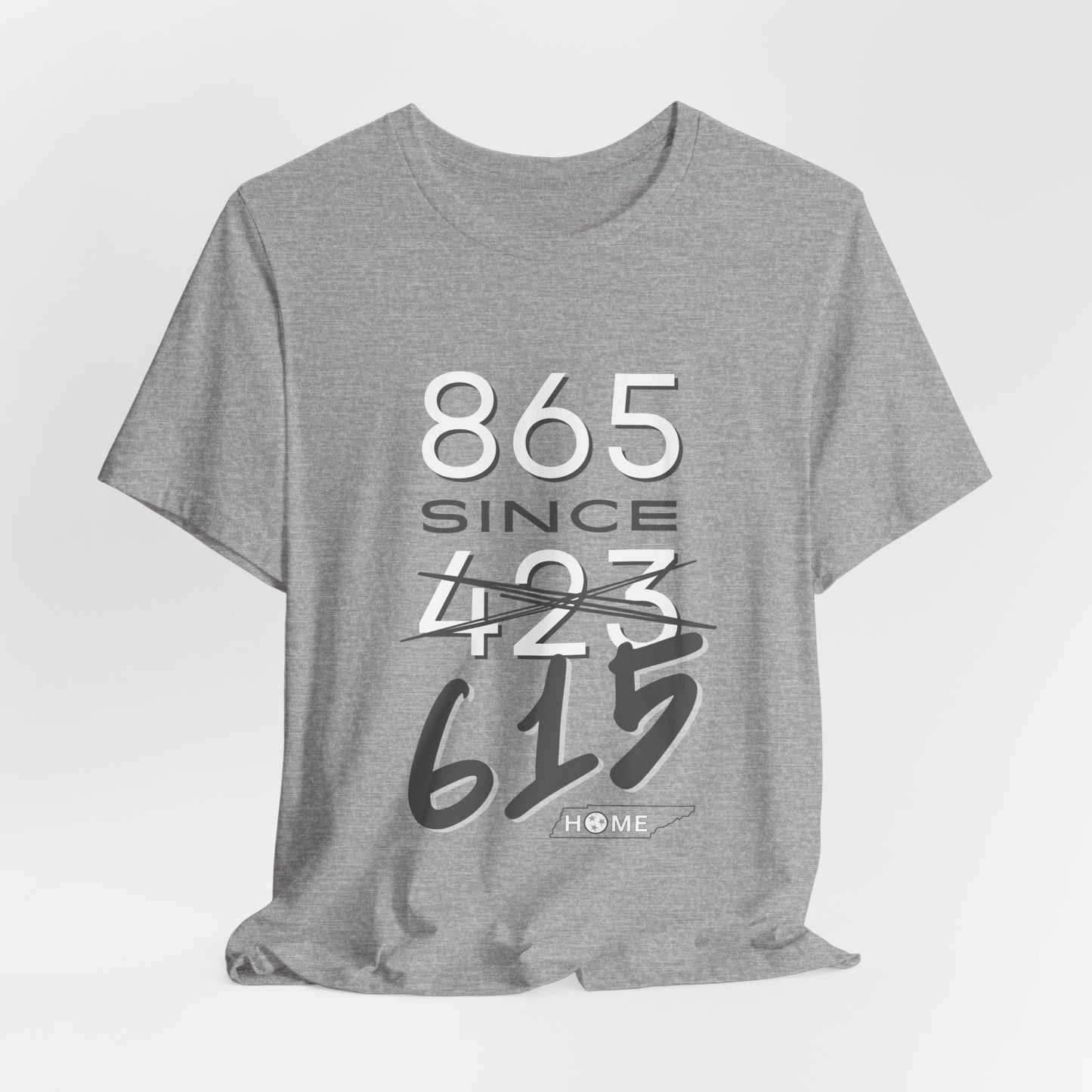 Knoxville Local Tee — "865 since 615" Short Sleeve T-Shirt