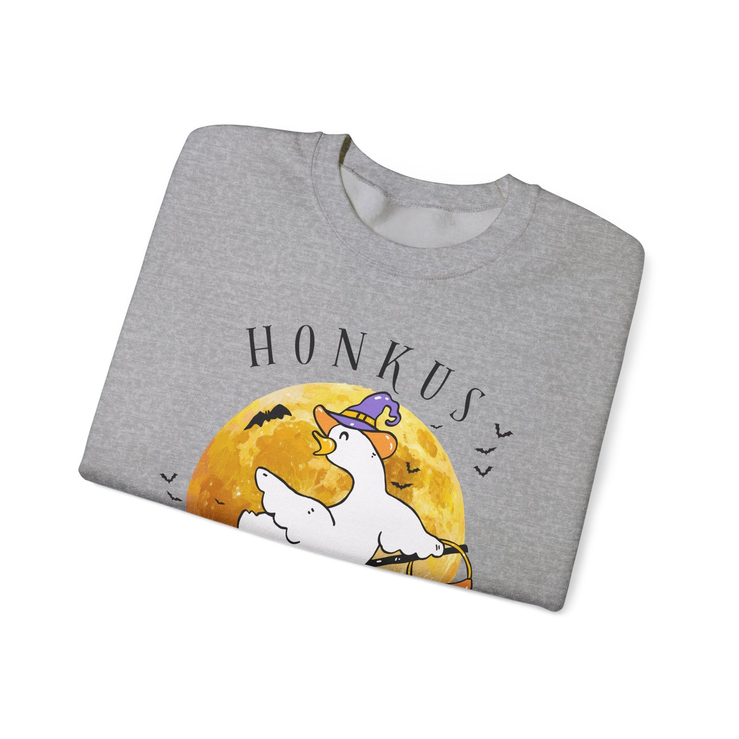 Honkus Ponkus Goose Sweatshirt — Cute Halloween Graphic Crewneck