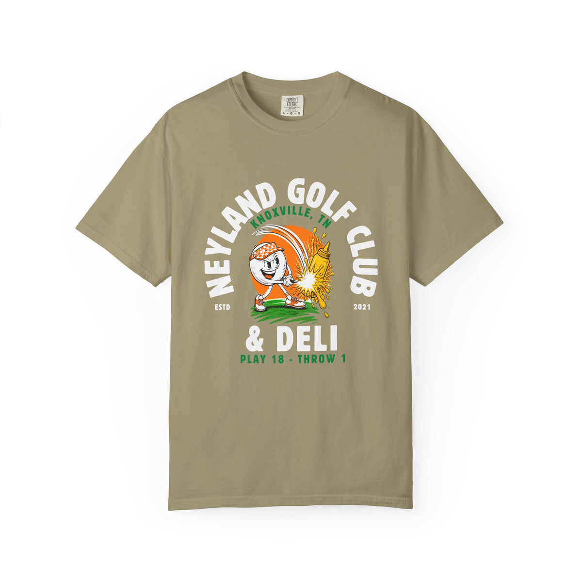 Neyland Golf Club & Deli Vintage Tee — Knoxville TN Lane Hater Tshirt