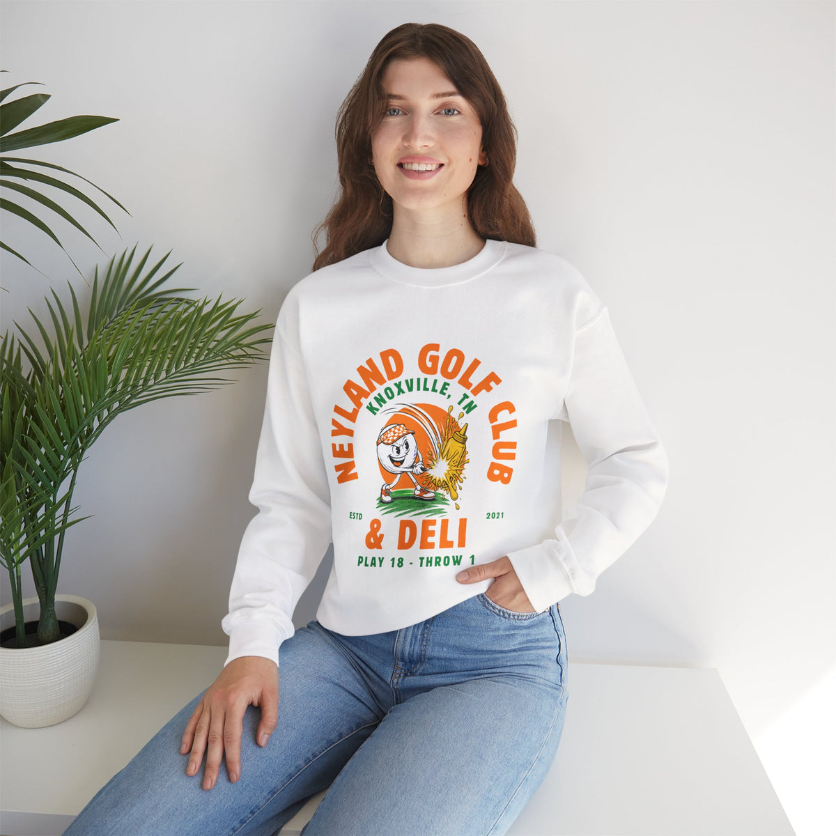 Neyland Golf Club & Deli Crewneck Sweatshirt — Tennessee Football fan shirt