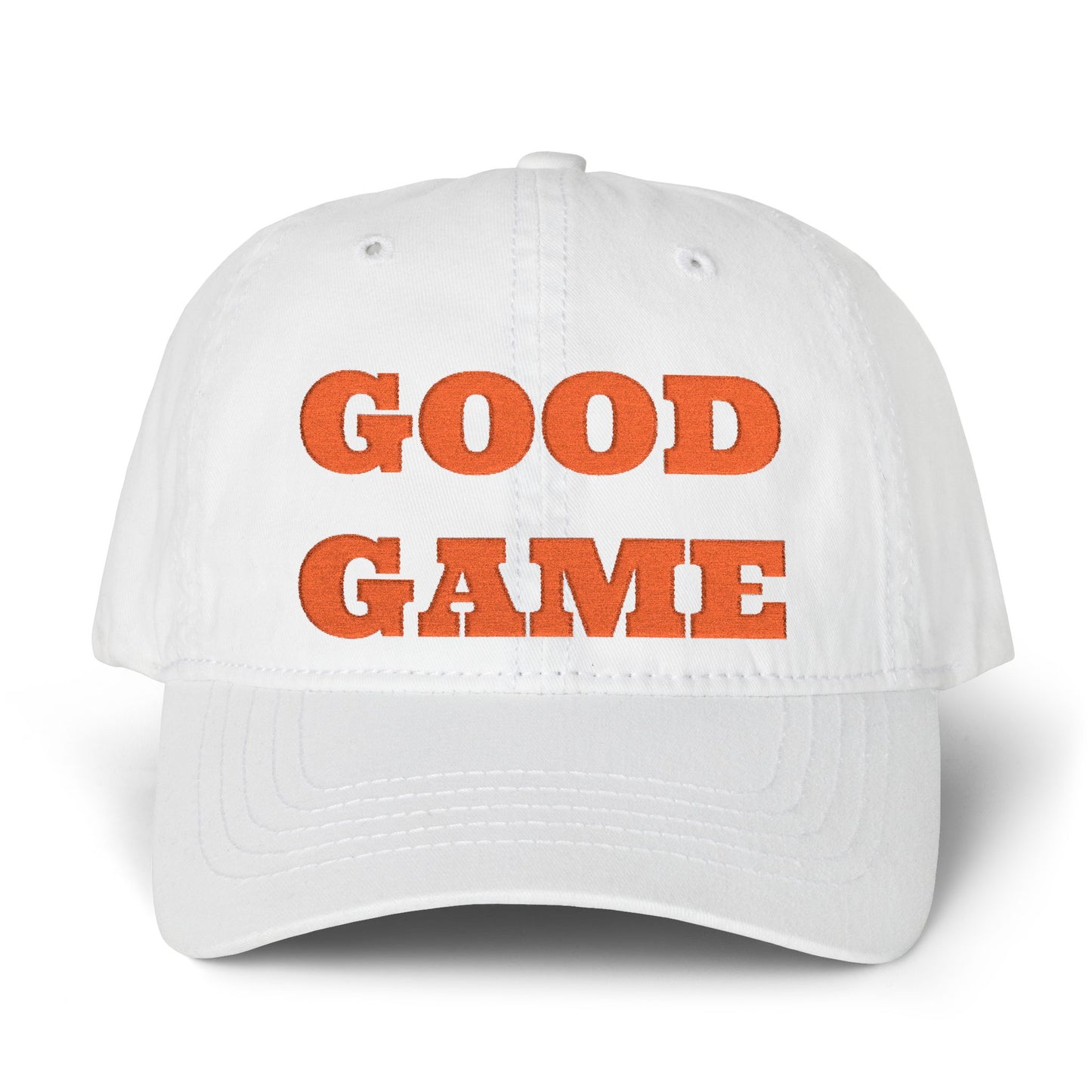 " GOOD GAME" Women's Pigment-Dyed Cap with Fashion Undervisor (Embroidery)
