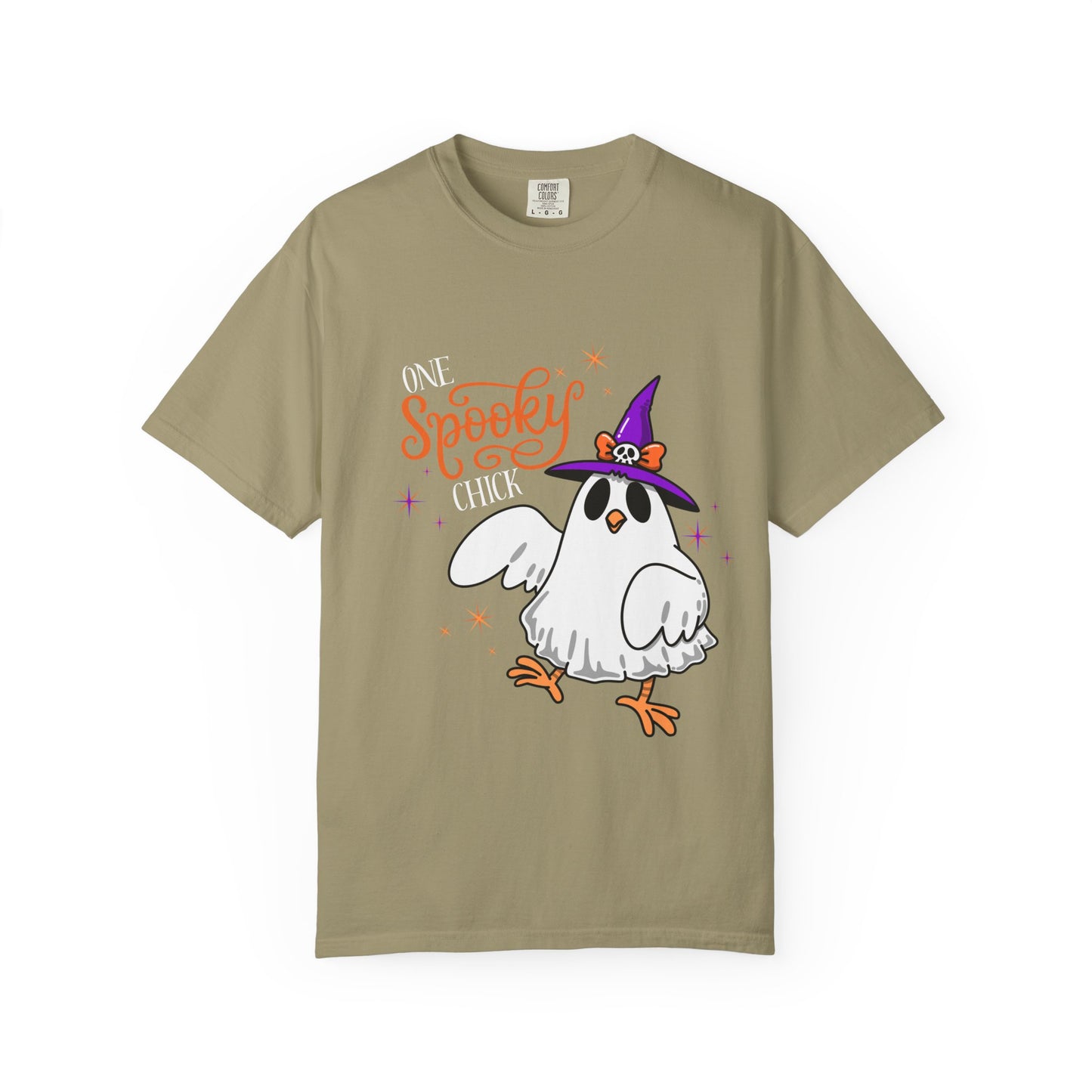 Ghost Chicken T-Shirt — "One Spooky Chick" Halloween Tee