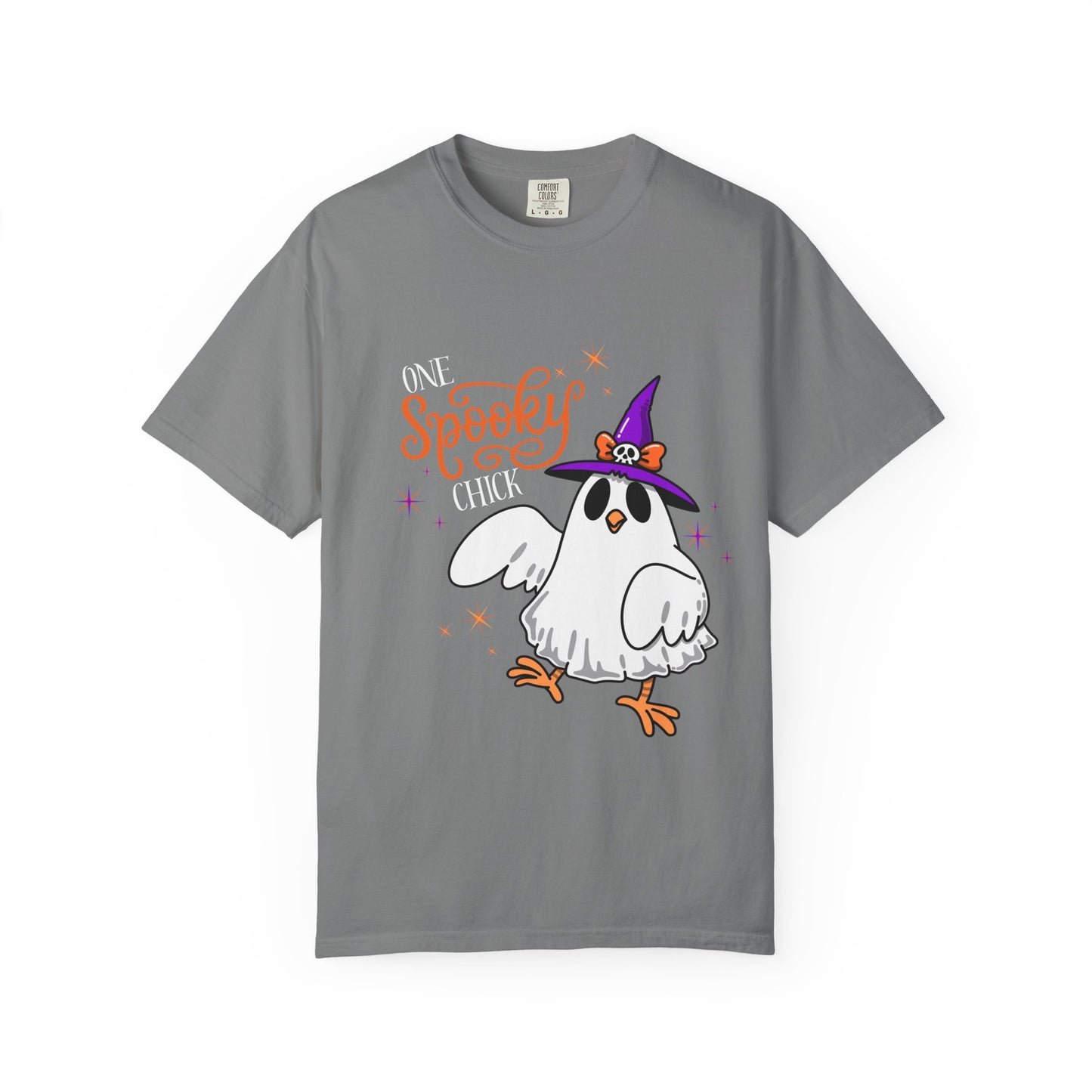 Ghost Chicken T-Shirt — "One Spooky Chick" Halloween Tee