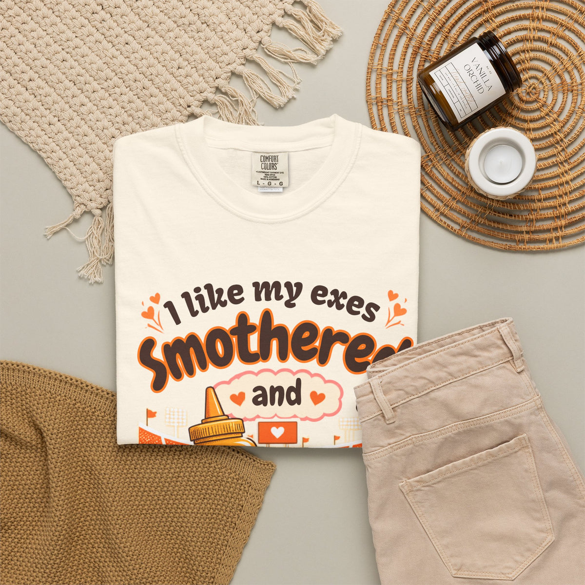 I Like My Exes Smothered and Clubbed T-Shirt