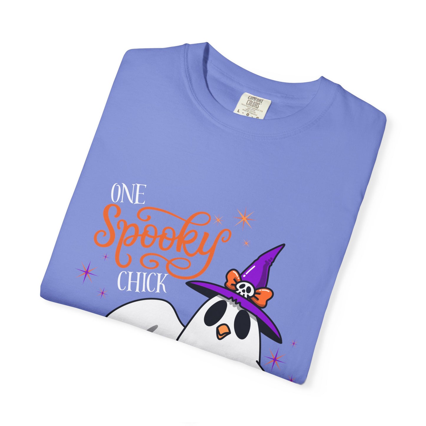 Ghost Chicken T-Shirt — "One Spooky Chick" Halloween Tee